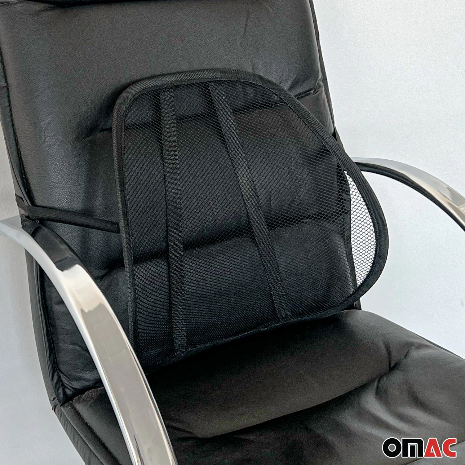 Rückenstütz Lordosenstütze Büro Auto Stuhl Sessel Sitz Stütze Bezüge Schwarz 20x - Image 3