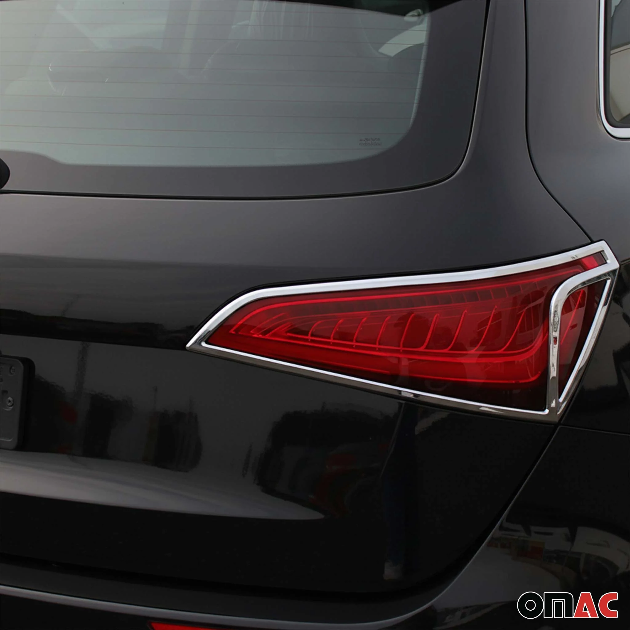 Rückleuchten Rücklicht Rahmen Zierblende für Audi Q5 8RB 2008-2017 Abs Chrom 2x - Image 2