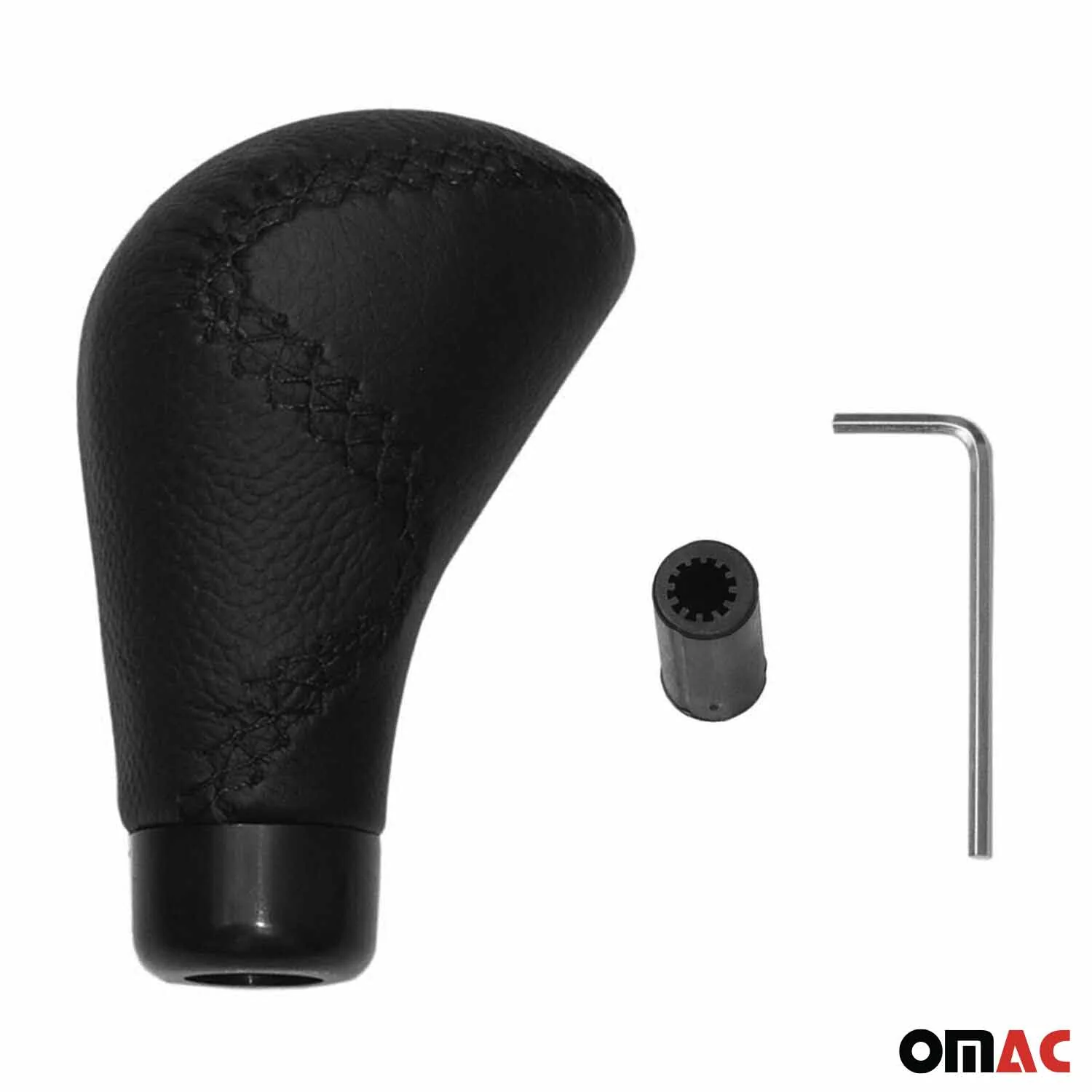 Schaltknauf Schaltknäufe Schaltknopf Schalthabel Schwarz Kuntsleder - Image 6