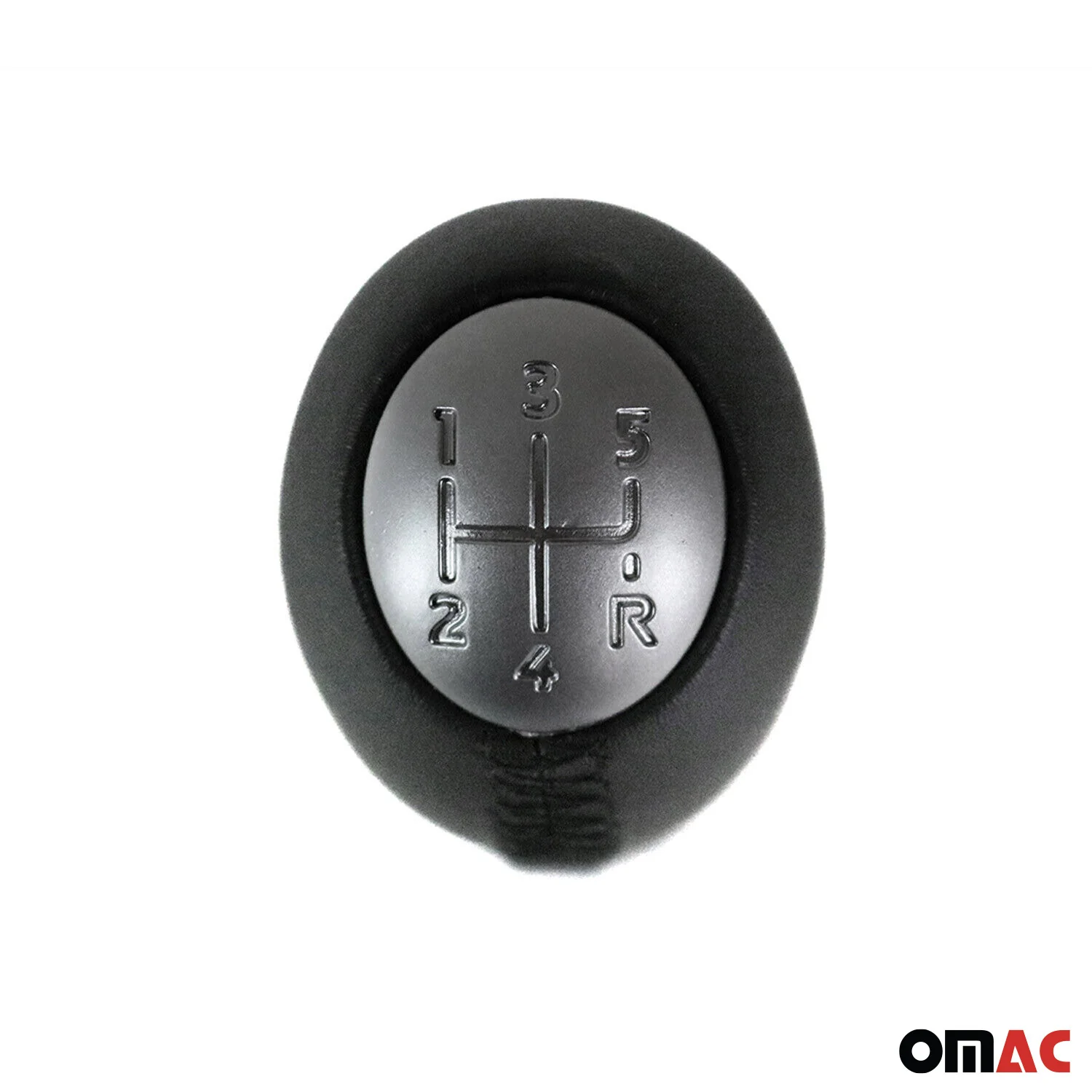 Schaltknauf Schaltknopf für Renault Clio 2012-2019 5 gang Kunstleder Schwarz - Image 2