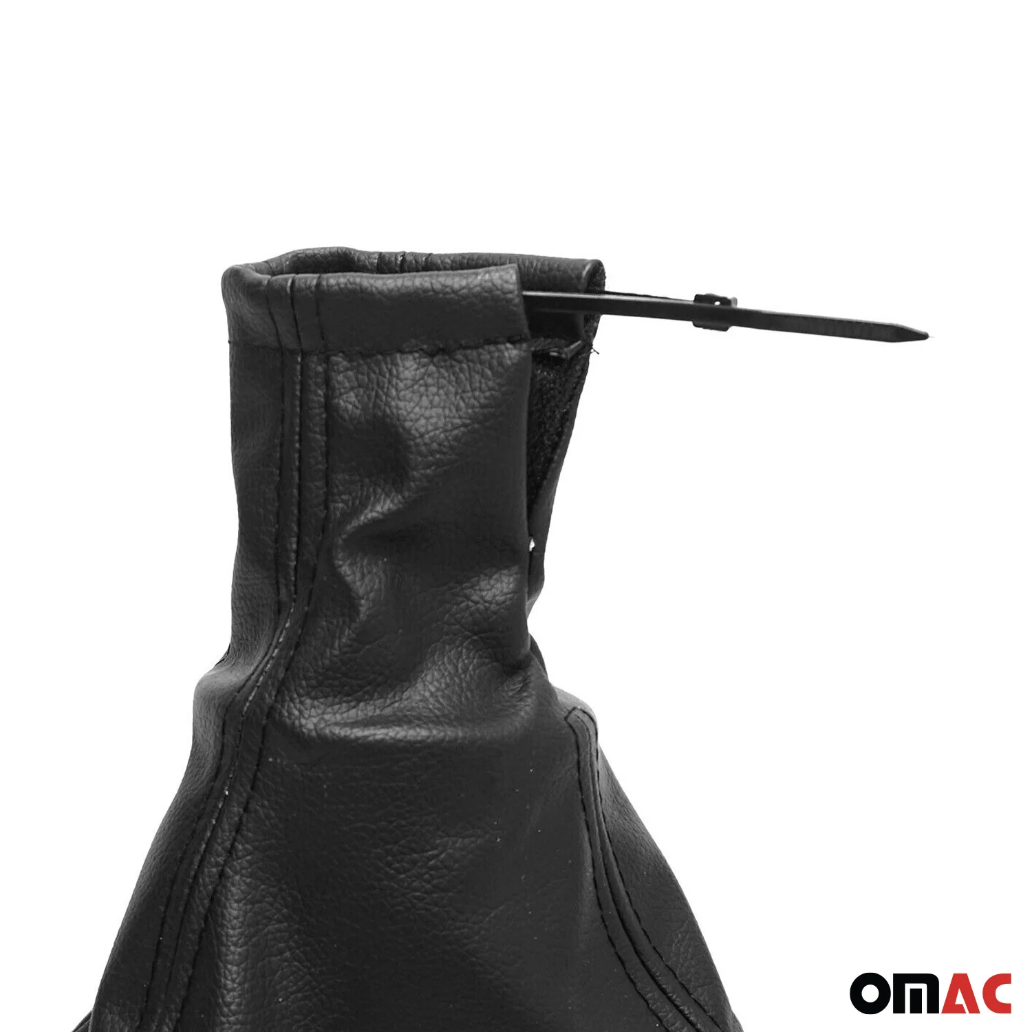 Schaltsack Schaltmanschette für Opel Astra G 1998-2009 Kunstleder Schwarz - Image 4