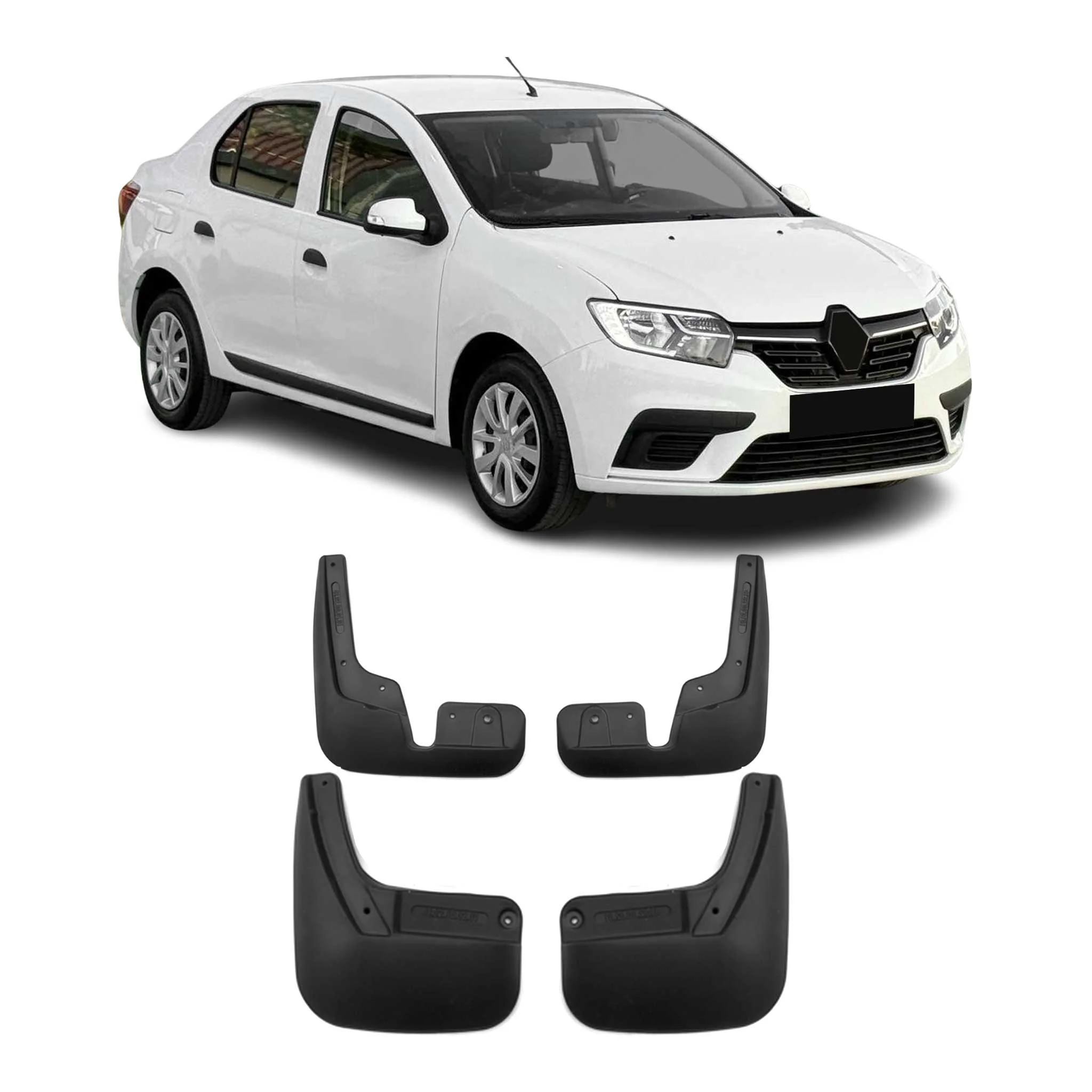 Schmutzfänger Spritzschutz Kotflügel für Dacia Logan II Limo 2012-2020 4 tlg