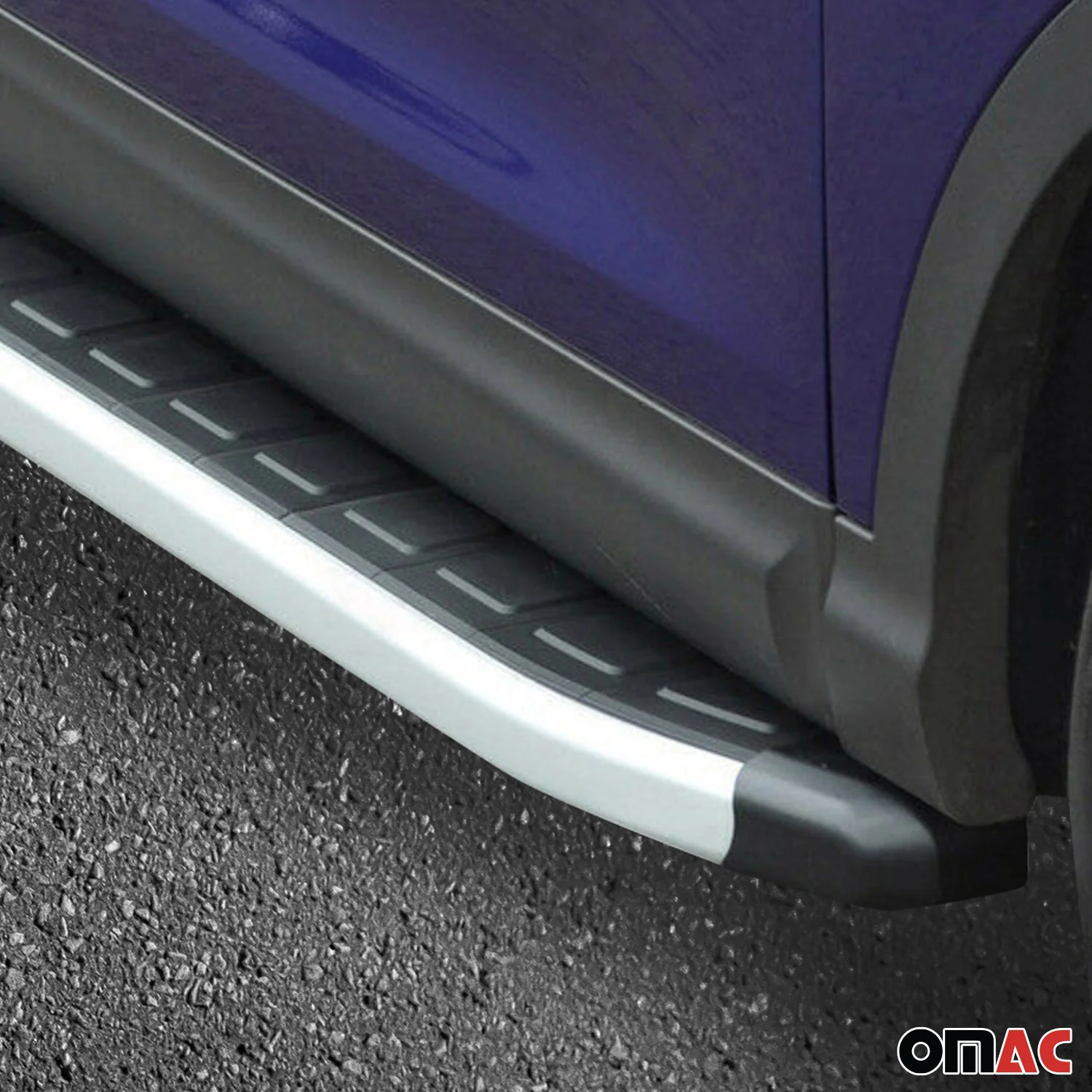 Schweller Seitenbretter Trittbretter für Ssangyong Kyron 2005-2015 Alu Schwarz - Image 5