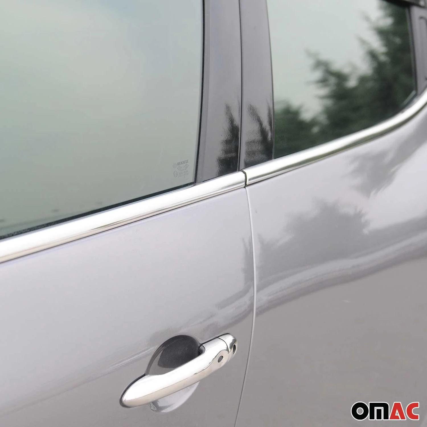 Seitenleiste Fensterleisten Edelstahl Chrom Satz für Renault Clio HB 2012-2019 - Image 5