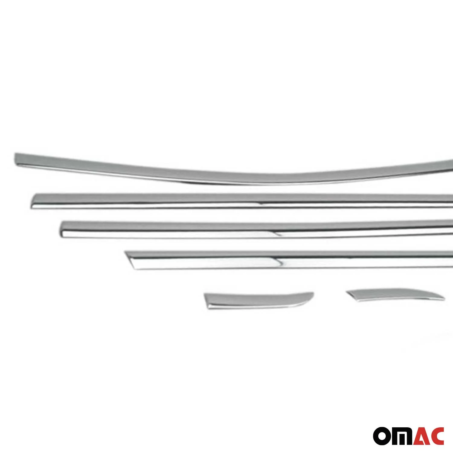 Seitenleiste Fensterleisten Edelstahl Chrom Satz für Renault Clio HB 2012-2019 - Image 8