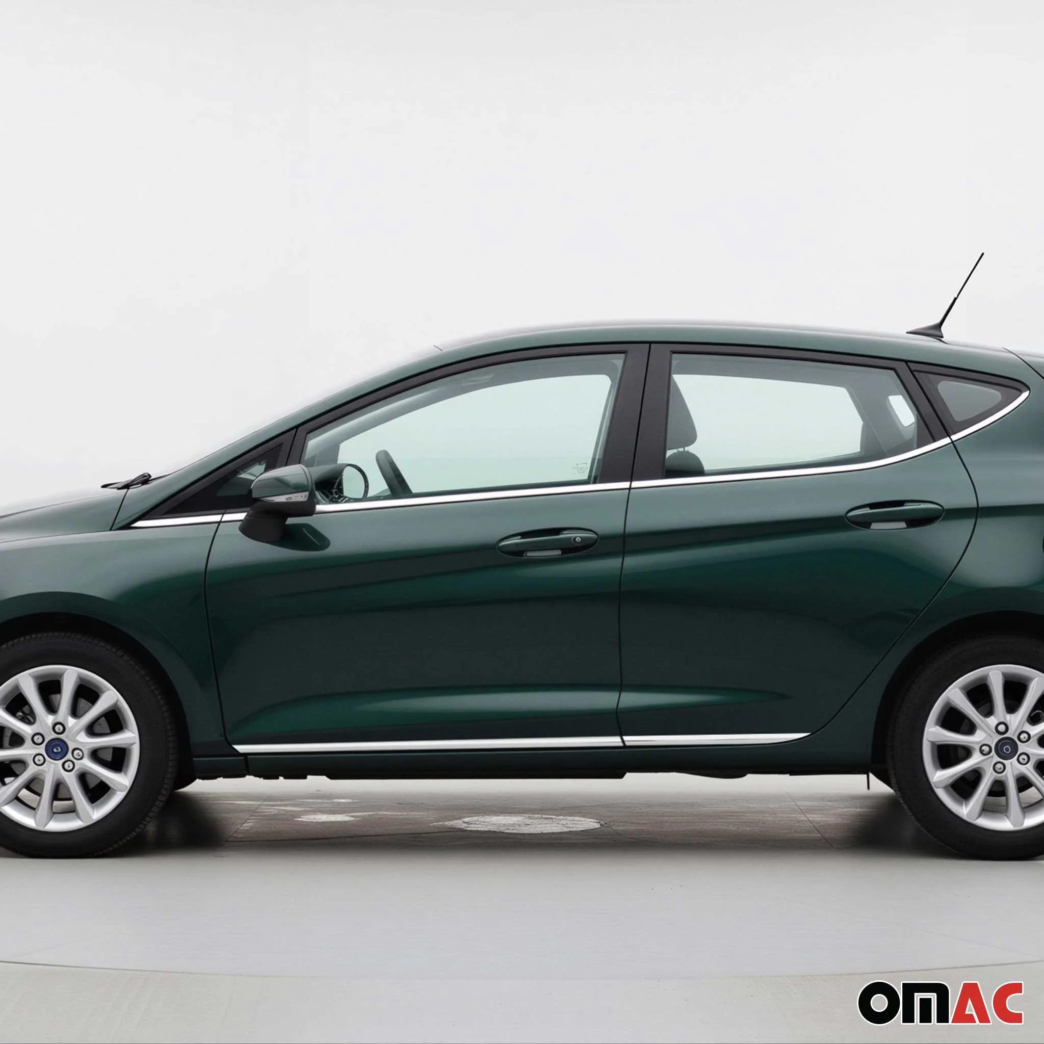 Seitentürleiste Türleisten Türschutzleiste für Ford Fiesta 2017-2021 Chrom 4x - Image 3