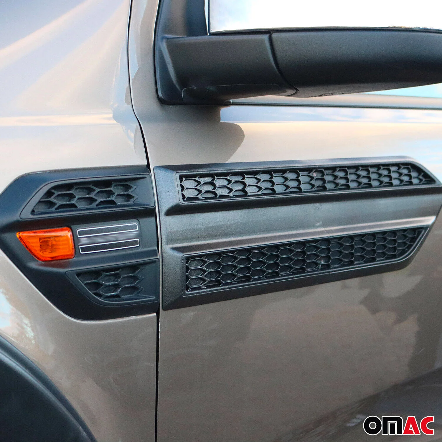 Seitentürleiste Türschutzleiste für Ford Ranger T6 XLT FL 2015-2022 ABS Schwarz - Image 4