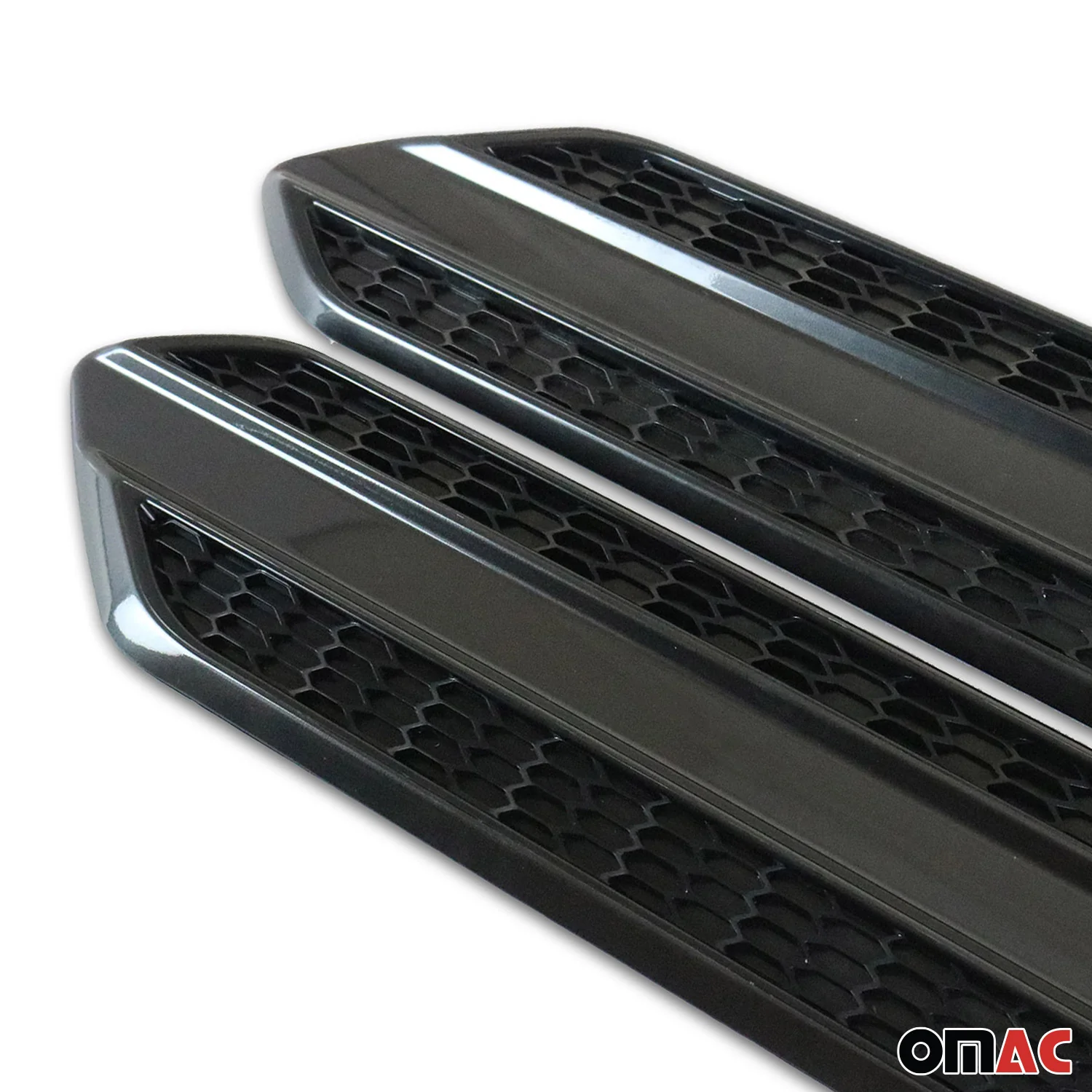 Seitentürleiste Türschutzleiste für Nissan Navara 1997-2004 ABS Schwarz 2x - Image 8