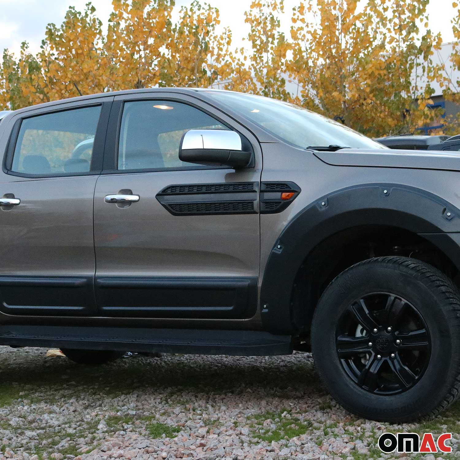 Seitentürleiste Türleisten Türschutz für VW Amarok 2010-2020 ABS Schwarz 2x - Image 2