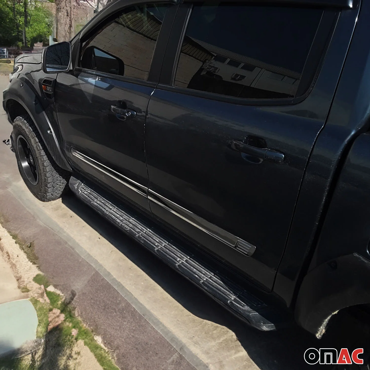 Seitentürleiste Türleisten Türschutzleisten für VW Amarok 2010-2021 Edelstahl 4x - Image 3