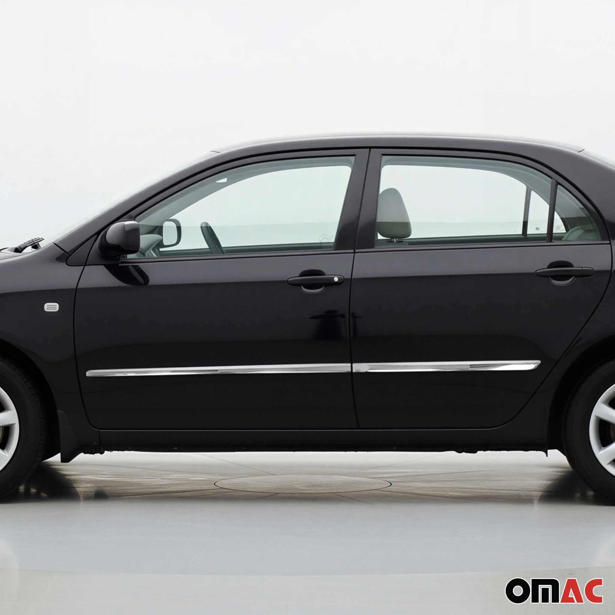 Seitentürleiste Türschutzleiste für Toyota Corolla Stufenheck 2002-2007 Chrom 4x - Image 3