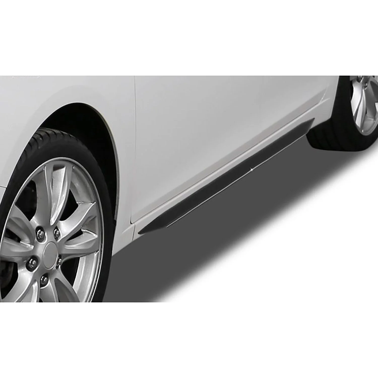 RDX Seitenschweller für Opel Zafira B 2005-2012 ABS Schwarz glänzend