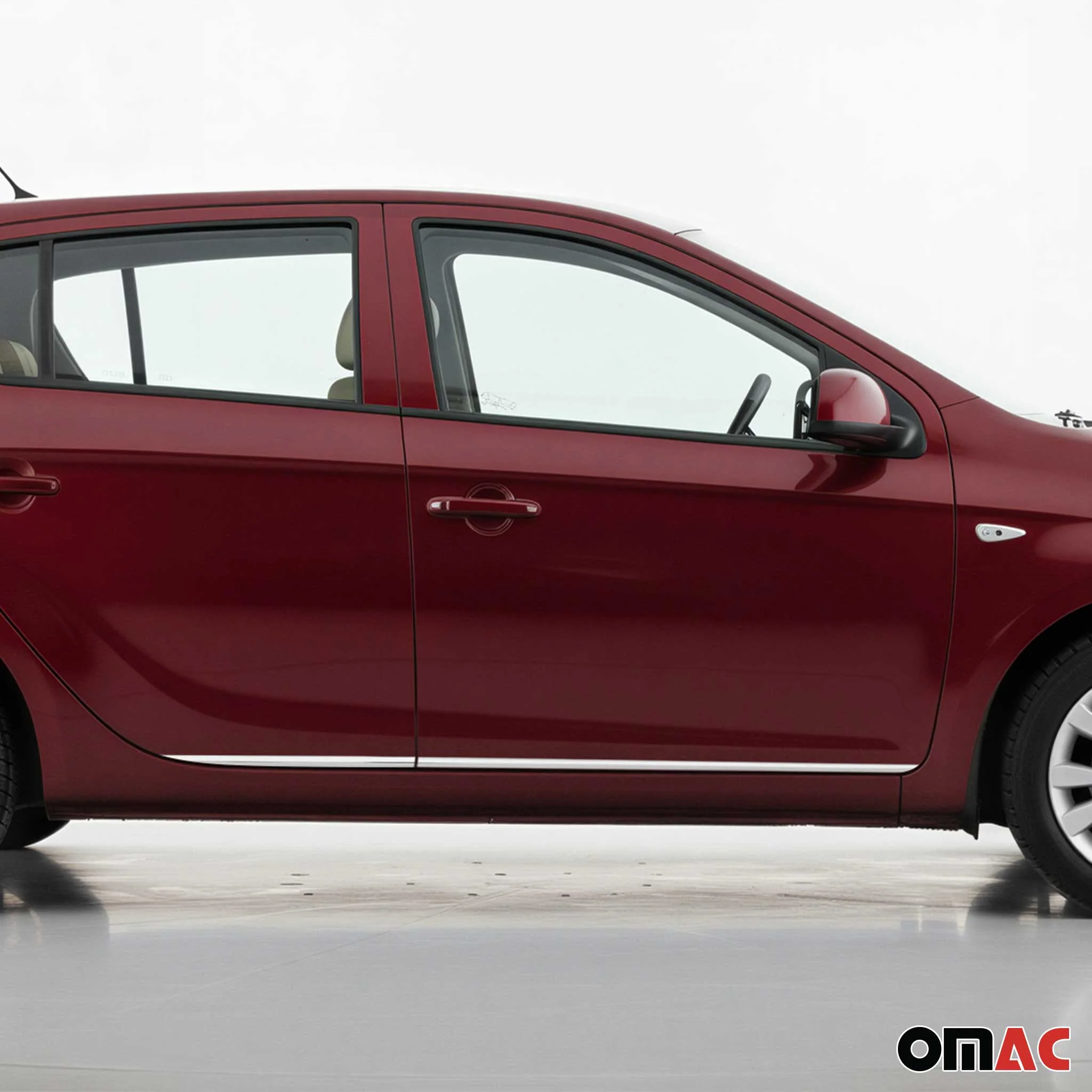 Seitentürleiste Türleisten Türschutzleiste für Hyundai i20 2008-2014 Chrom 4x - Image 3