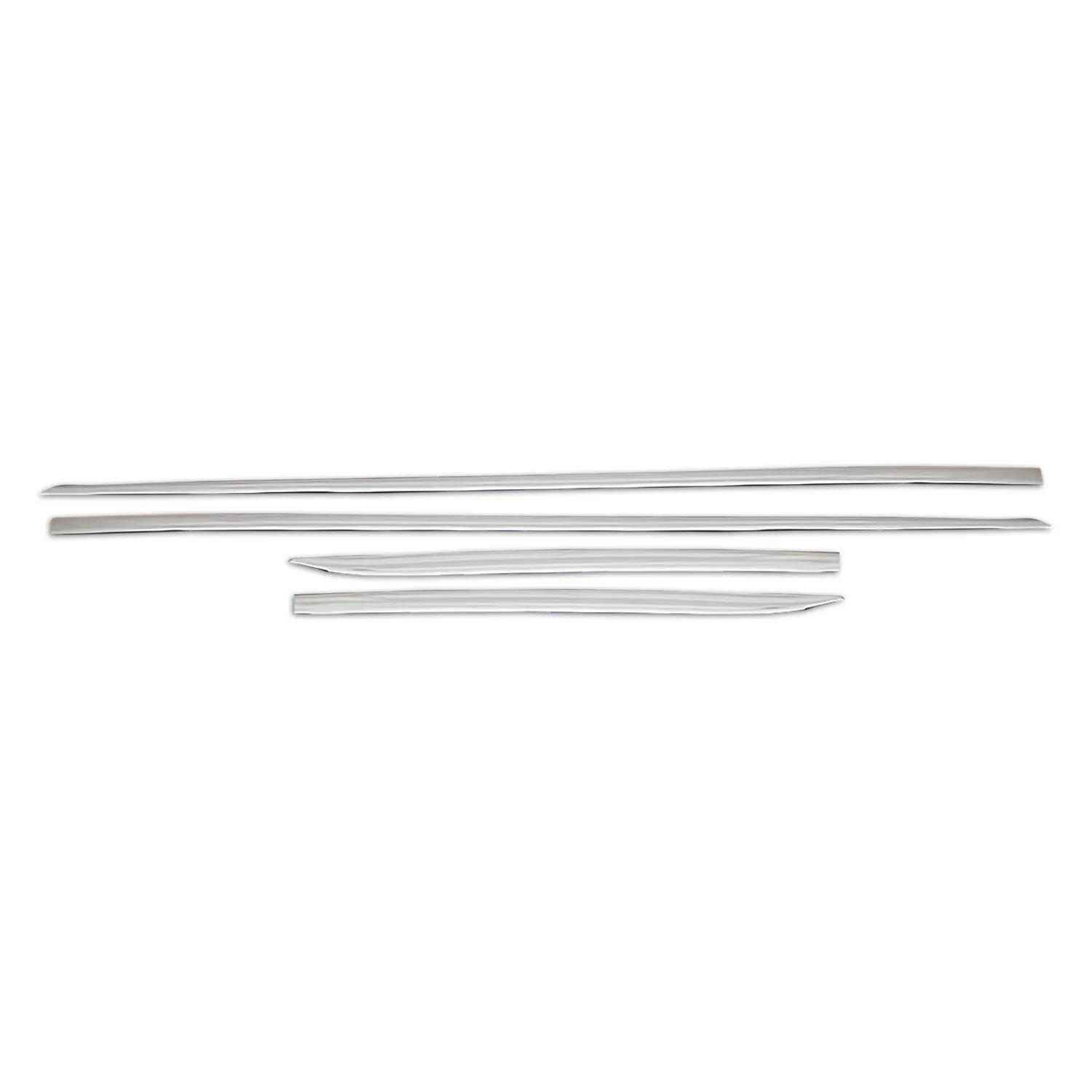 Seitentürleiste Türleisten Türschutzleiste für Hyundai i20 2008-2014 Chrom 4x - Image 6