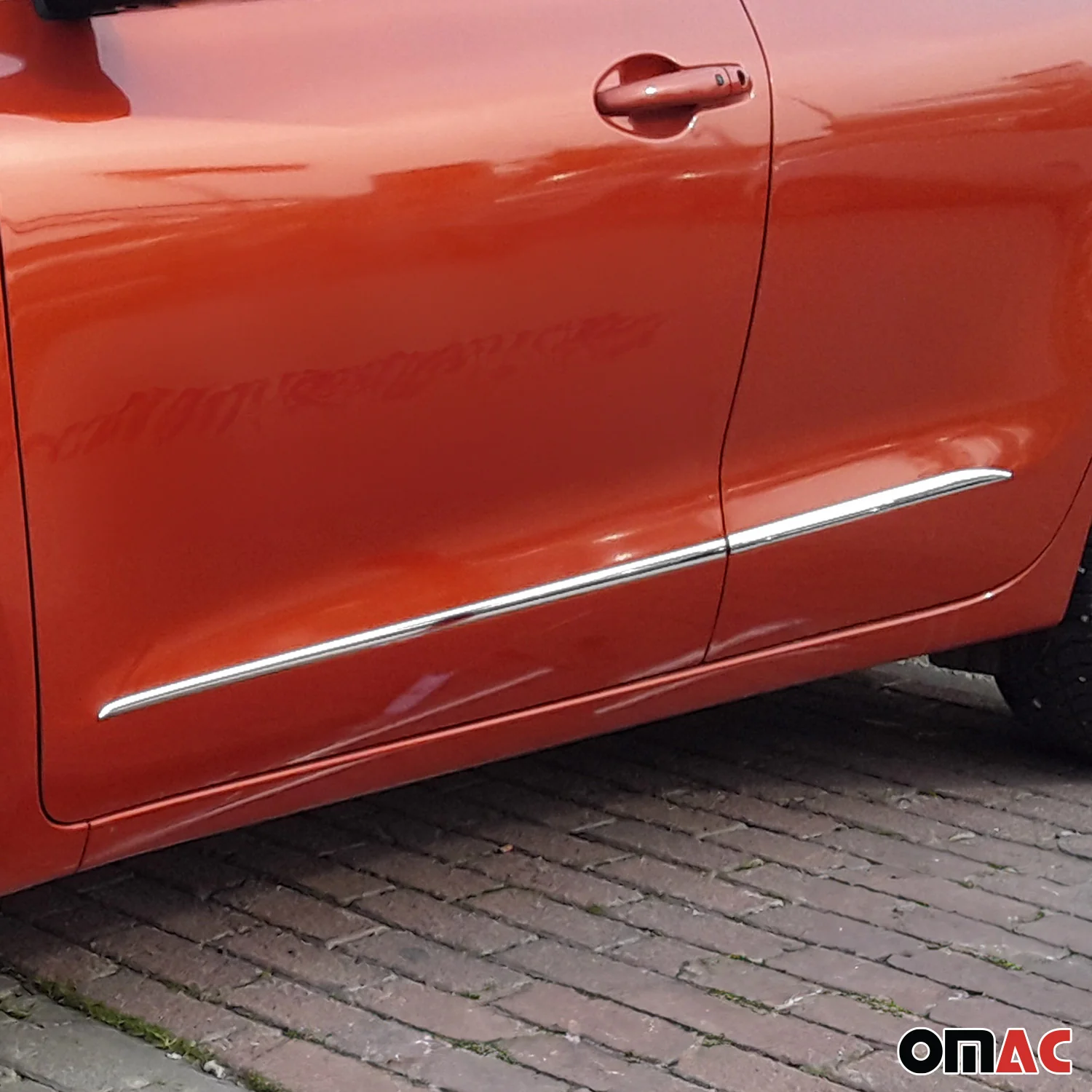 Seitentürleiste Türleisten Türschutz Chrom für Opel Frontera OV24 2024-2026 4x - Image 6