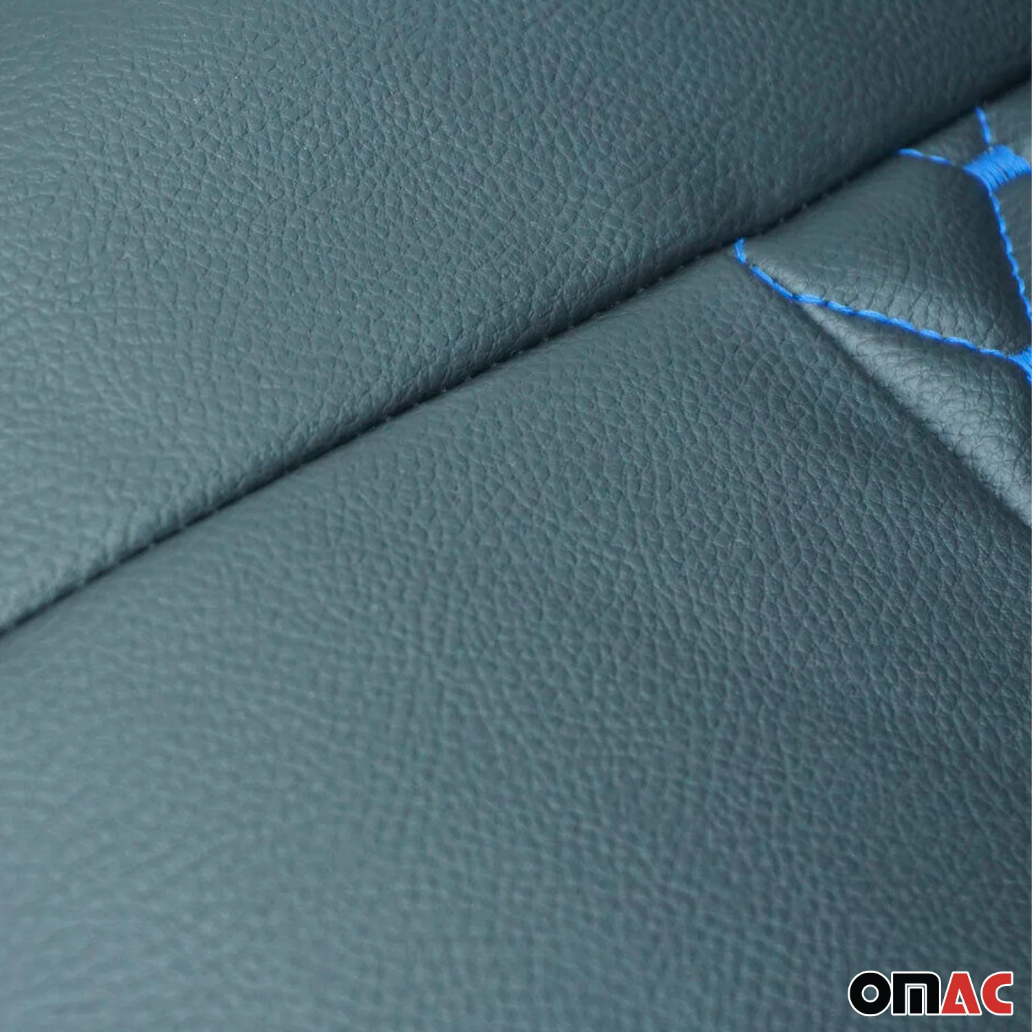 Sitzbezüge Schonbezüge für Ford Transit 2010-2013 Leder Schwarz Blau 1+2 - Image 10