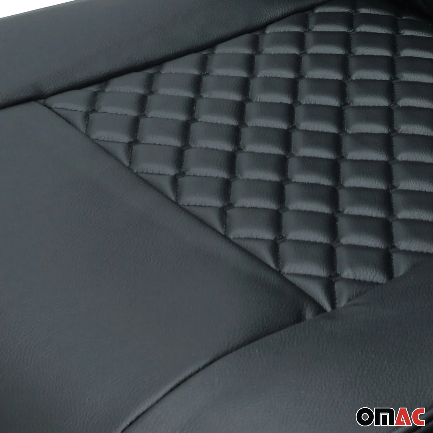 Sitzbezüge Schonbezüge für Mercedes Sprinter 2018-2026 Kunstleder Schwarz 2+1 - Image 9