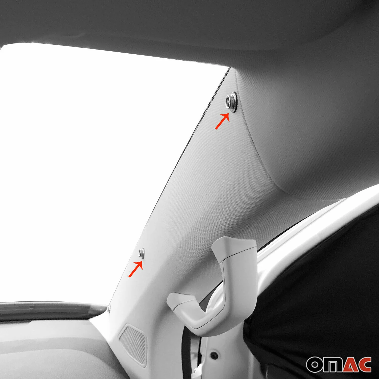Frontscheibe Gardinen Maß Vorhänge für Fiat Ducato 2006-2026 Grau Schwarz 3tlg - Image 9