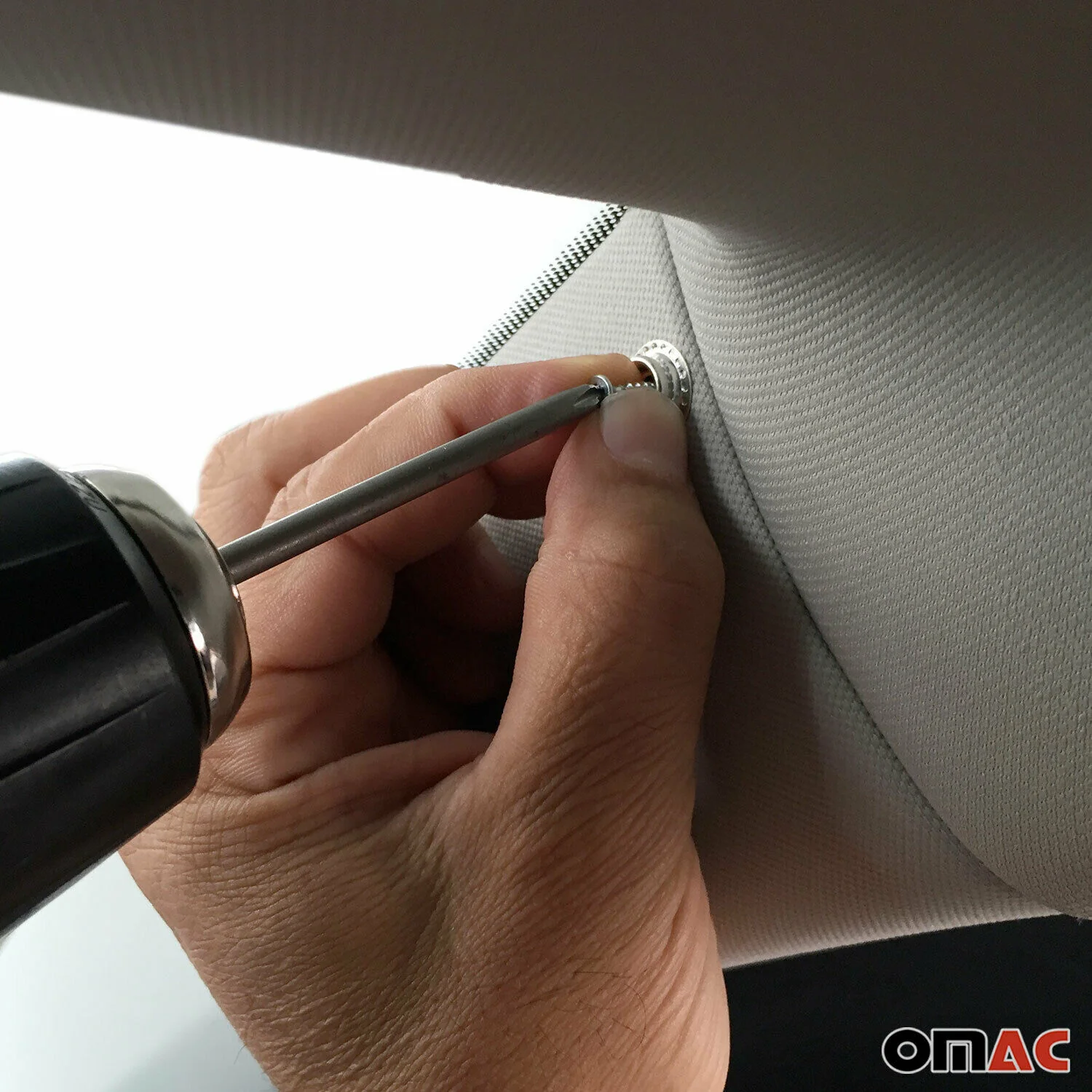 Frontscheibe Gardinen Maß Vorhänge für Renault Master 2010-2024 Schwarz 3tlg - Image 5