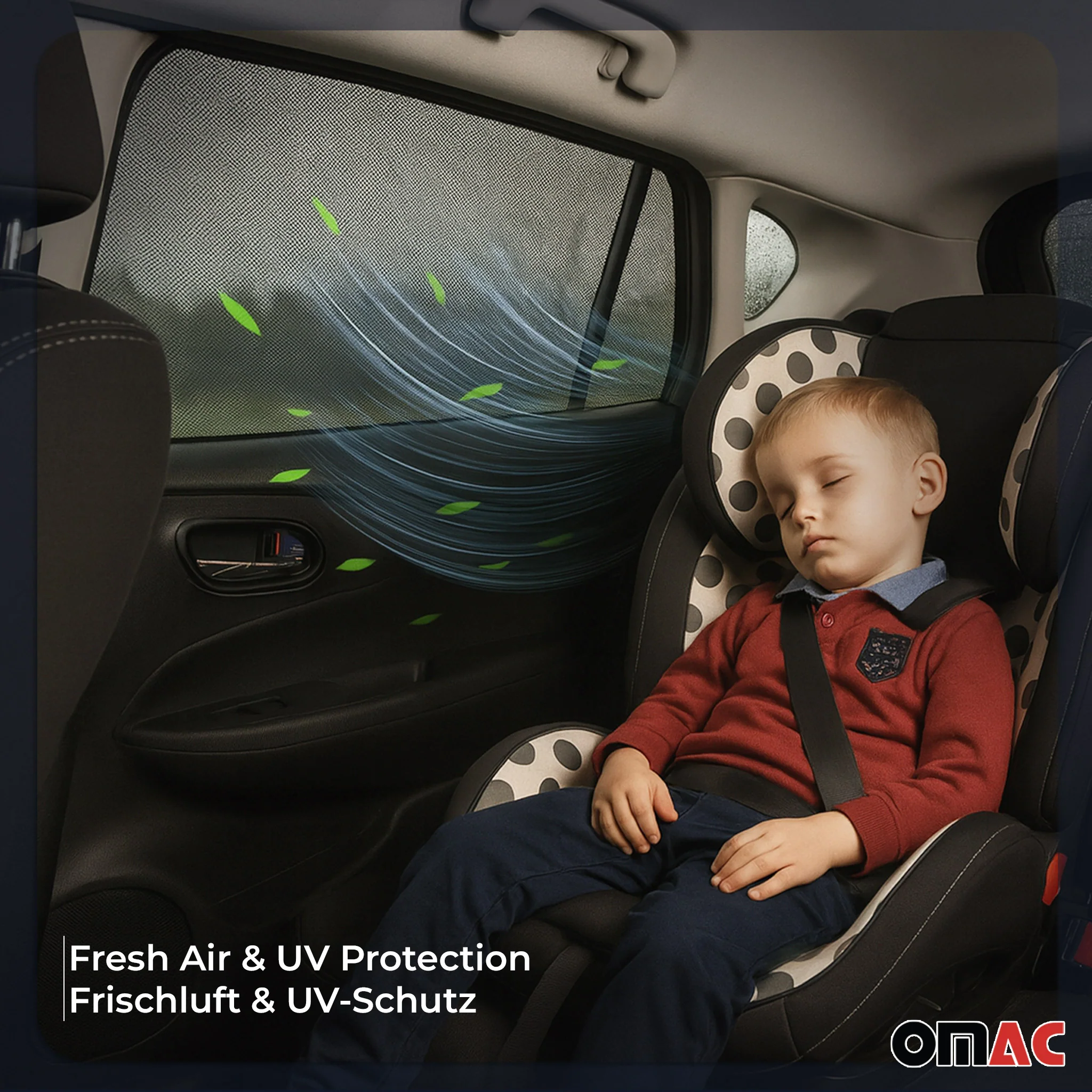 Sonnenschutz Seitenfenster für Mercedes EQC N293 2019-2023 Heckscheibe 2tlg - Image 2