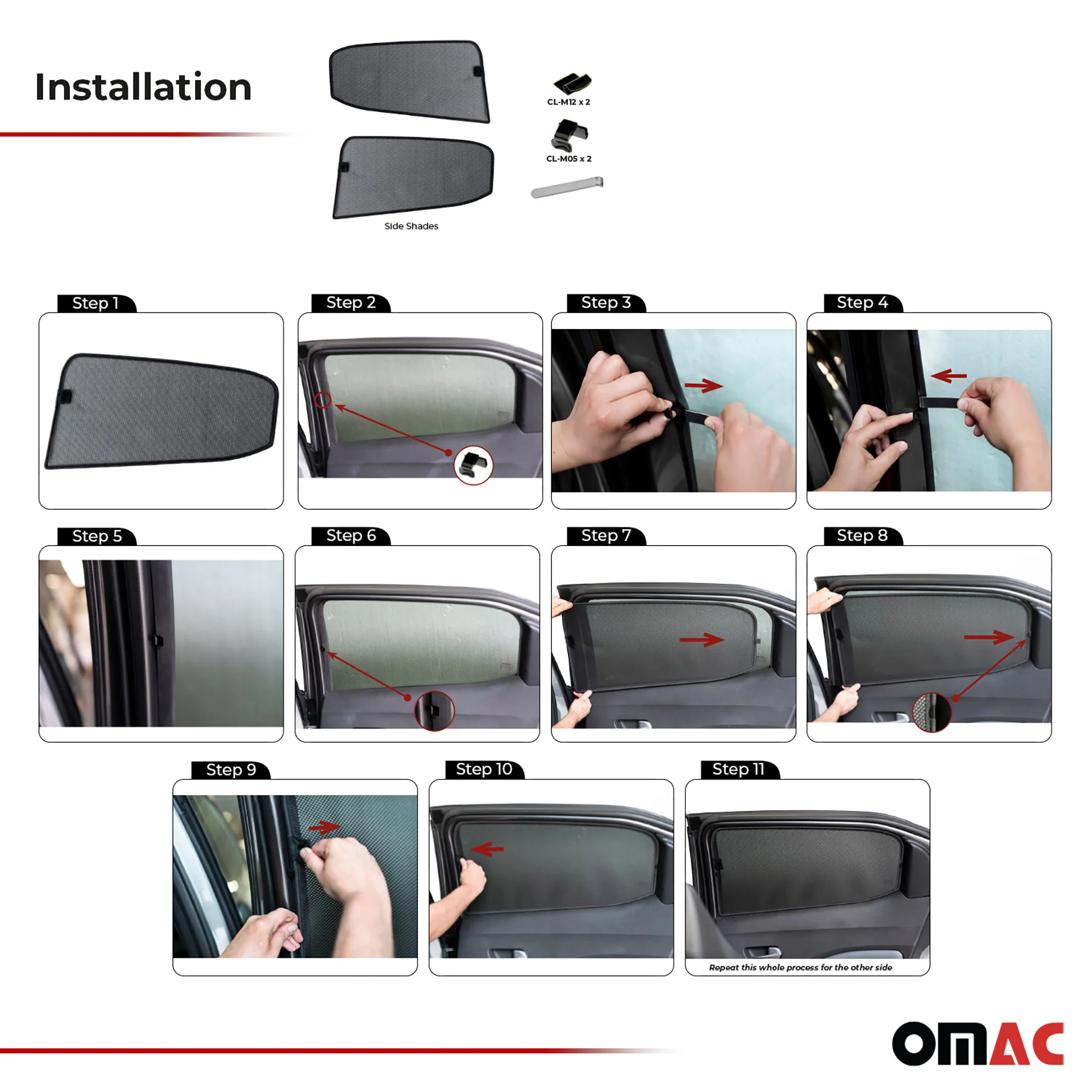 Sonnenschutz Seitenfenster für Nissan Juke 2019-2026 Heckscheibe 2tlg Schwarz - Image 5
