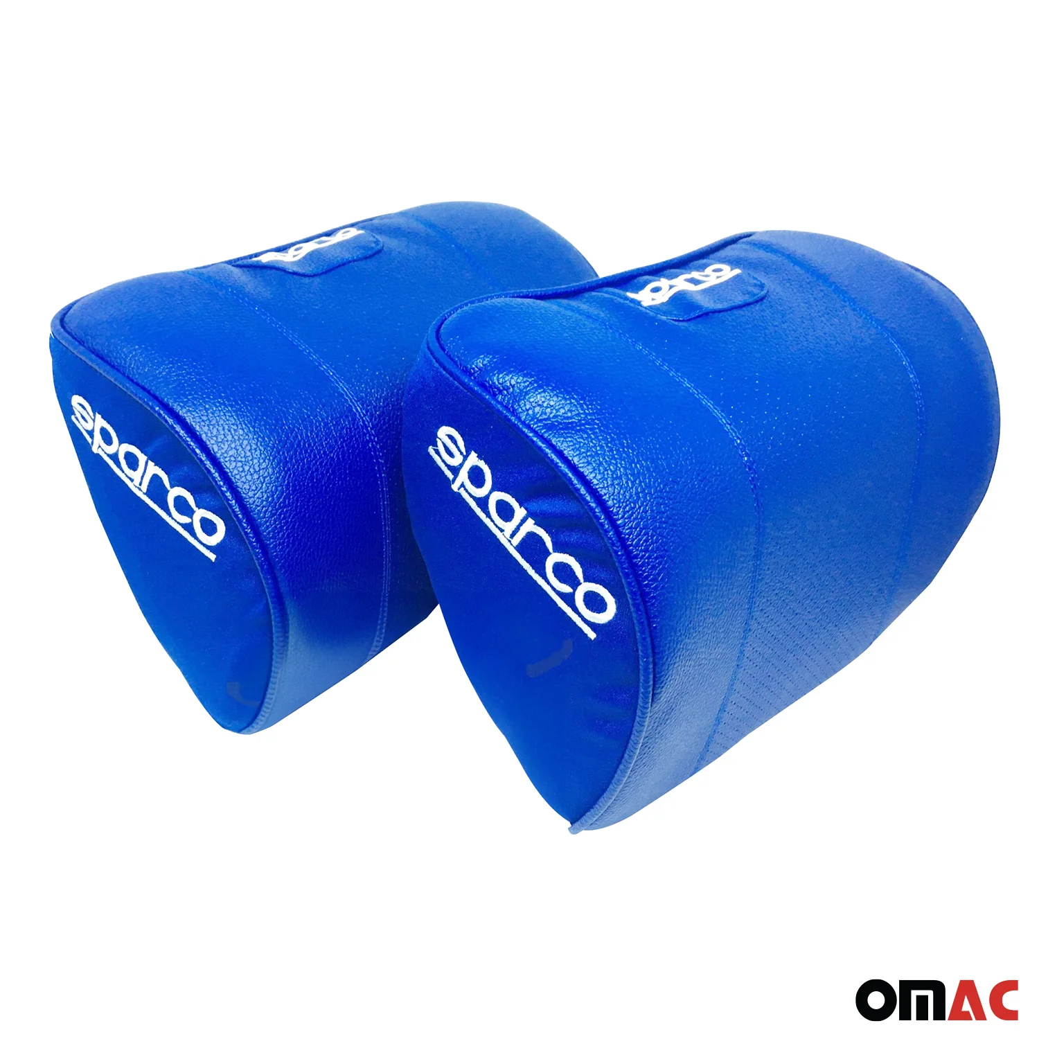 SPARCO Auto Nackenkissen Reisekissen Blau Ergonomische Memory-Schaum Kopfkissen - Image 5
