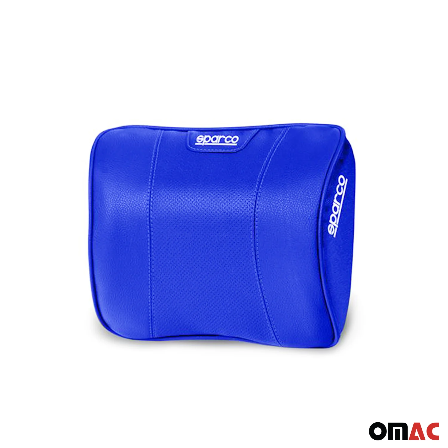 SPARCO Auto Nackenkissen Reisekissen Blau Ergonomische Memory-Schaum Kopfkissen - Image 8
