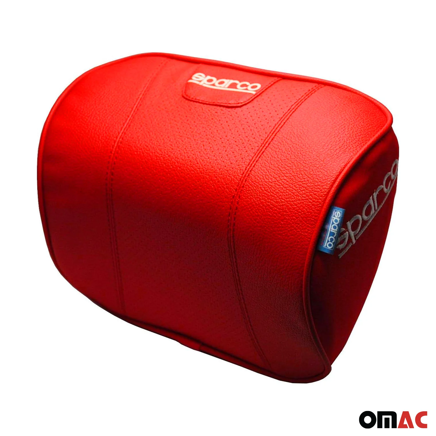 SPARCO Auto Nackenkissen Reisekissen Rot Ergonomisch Memory-Schaum Kopfkissen - Image 6