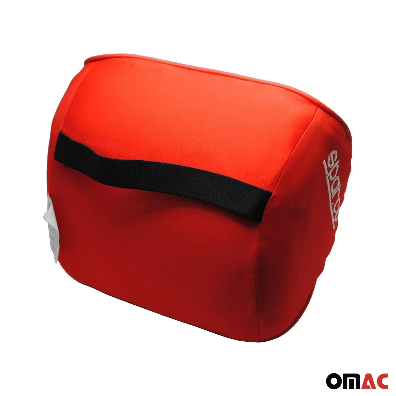 SPARCO Auto Nackenkissen Reisekissen Rot Ergonomisch Memory-Schaum Kopfkissen - Image 7