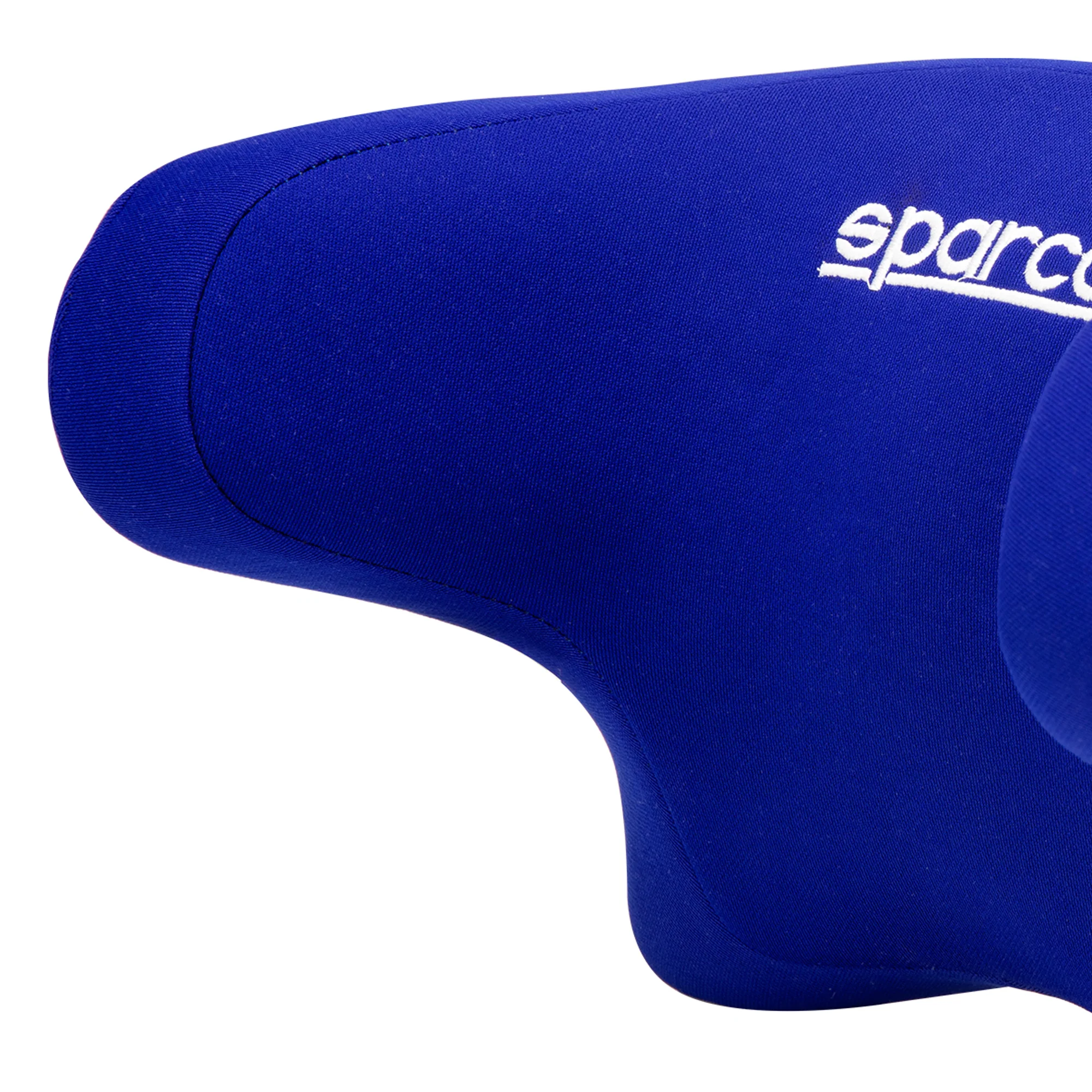 SPARCO Auto Nackenkissen Reisekopf Blau Ergonomische Memory-Schaum Kopfkissen - Image 7