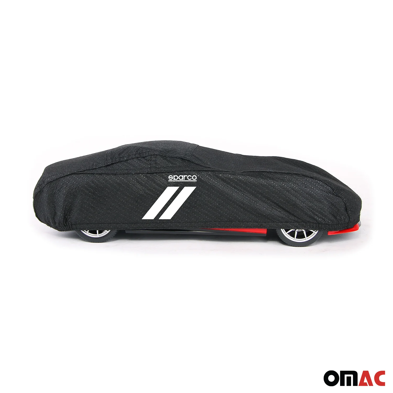 SPARCO Auto Schutzhülle Vollgarage Autoabdeckung Schwarz Ganzgarage Autogarage S - Image 8