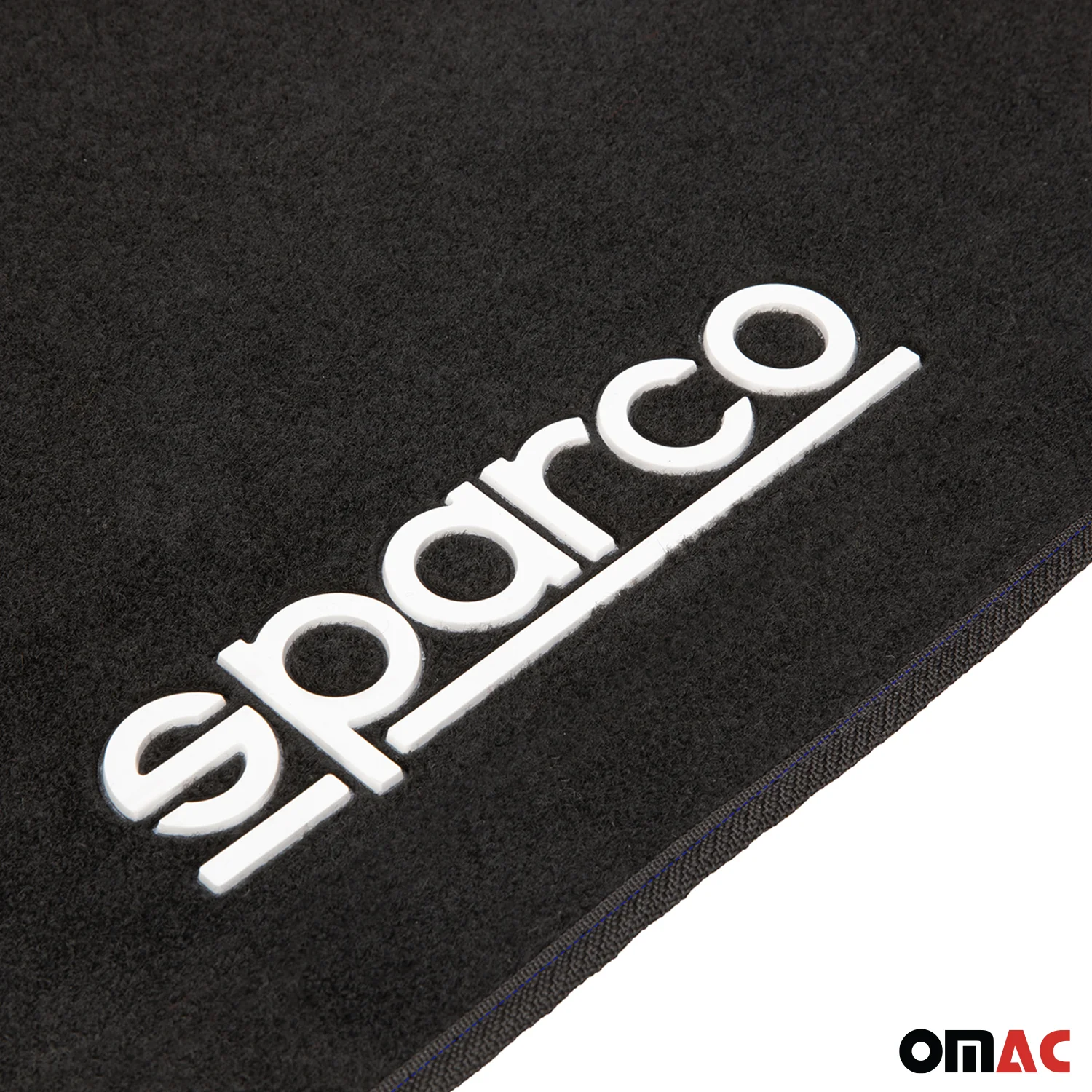 SPARCO Fußmatten Automatten Universal Blau Linie Autoteppich Alwettermatten 4x - Image 6