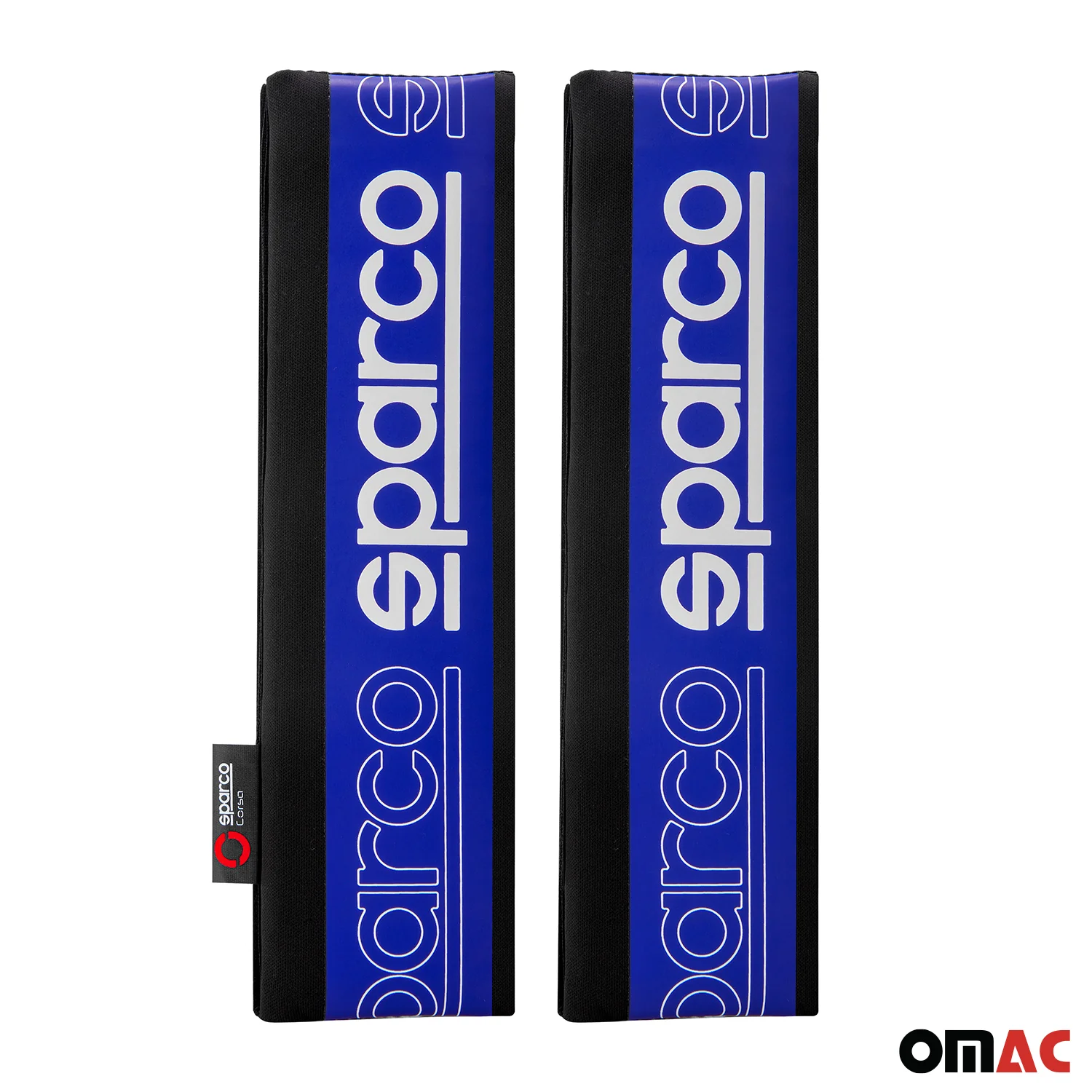 SPARCO Gurtschoner Gurtpolster Sicherheitsgurt Auto Gurtschutz Blau 2x - Image 5