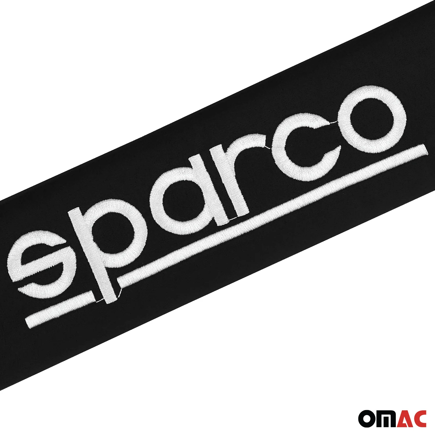 SPARCO Gurtschoner Gurtpolster Sicherheitsgurt Gurtschutz Autogurt Schwarz 2x - Image 6