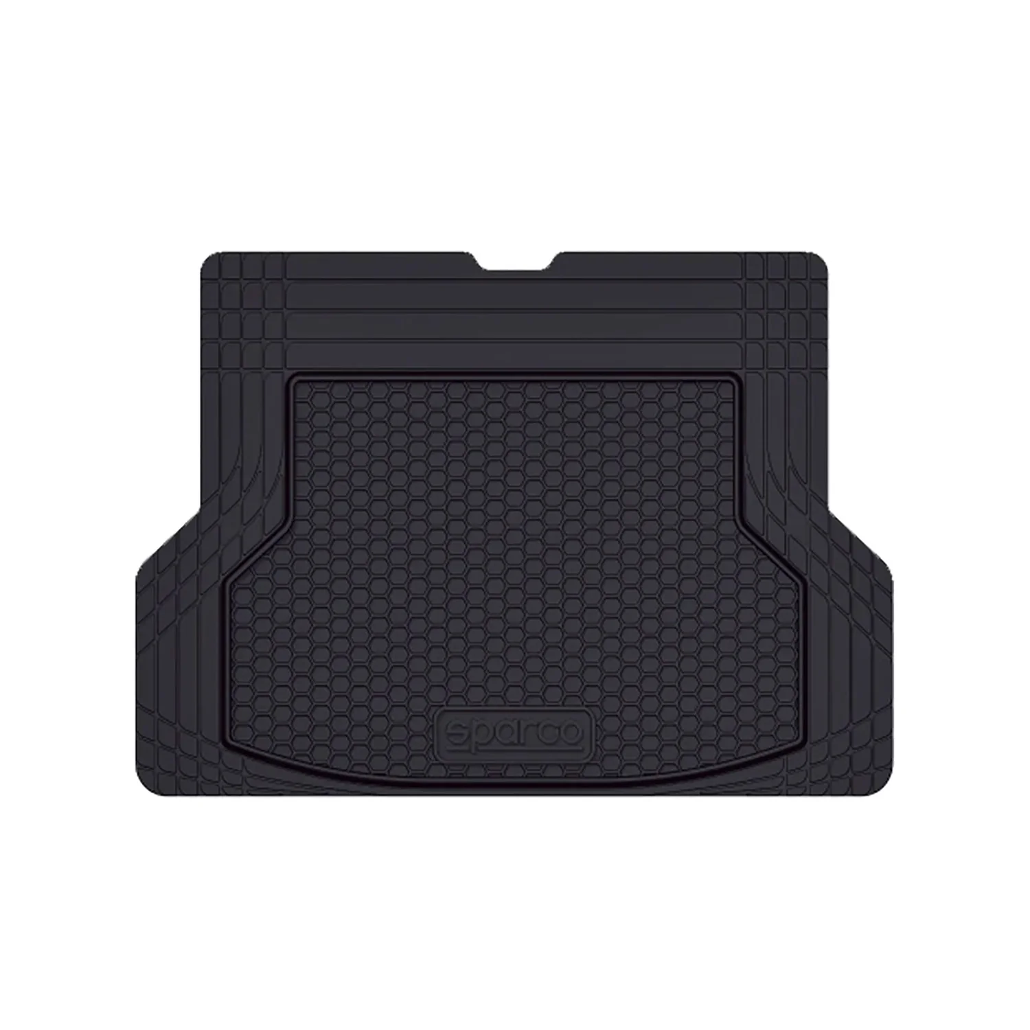 SPARCO Kofferraumwanne Laderaumwanne für VW Universal Trimmbare Gummi Schwarz