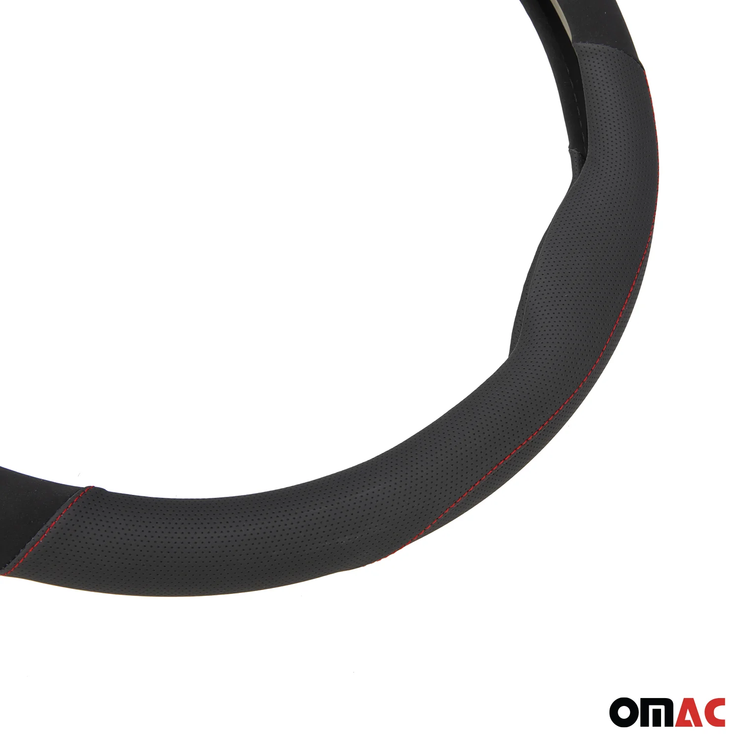 SPARCO Lenkradbezüge Lenkradschoner Lenkradschutz Schwarz Rot Gummi Suede - Image 7