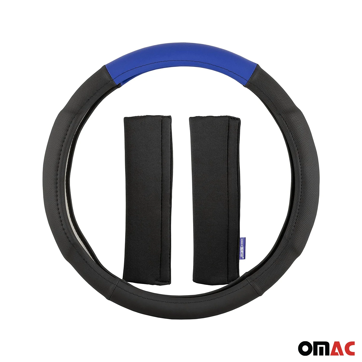 SPARCO Lenkradbezüge Schulterpolster Satz Universal Lenkradschutz Schwarz Blau - Image 8