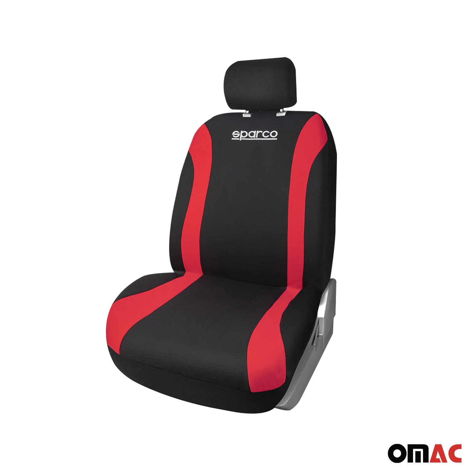SPARCO Sitzbezüge Schonbezüge Autositzbezüge Universell Schwarz Rot 9 tlg Satz - Image 8