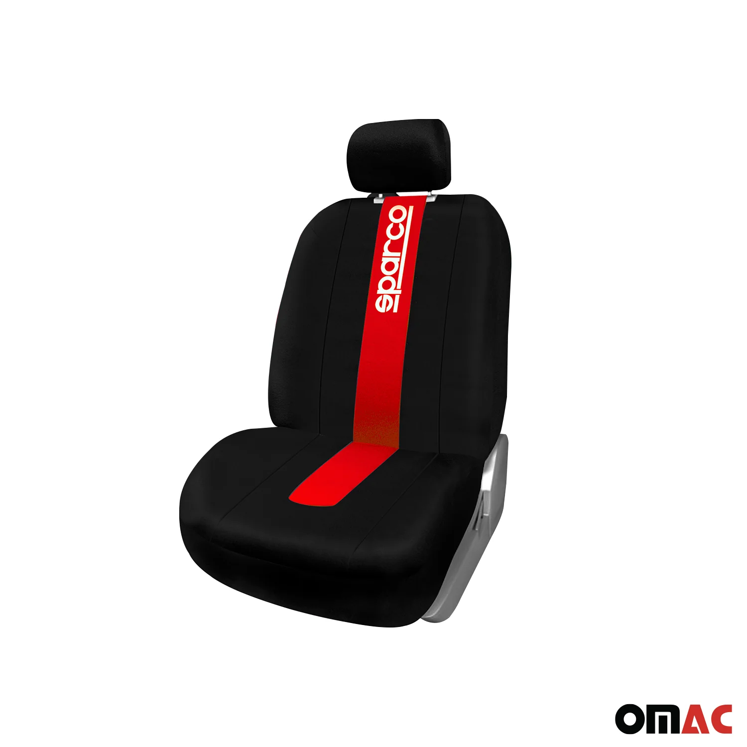 SPARCO Sitzbezüge Schonbezüge Autositzbezüge Universell Schwarz Rot Vorne Hinten - Image 9
