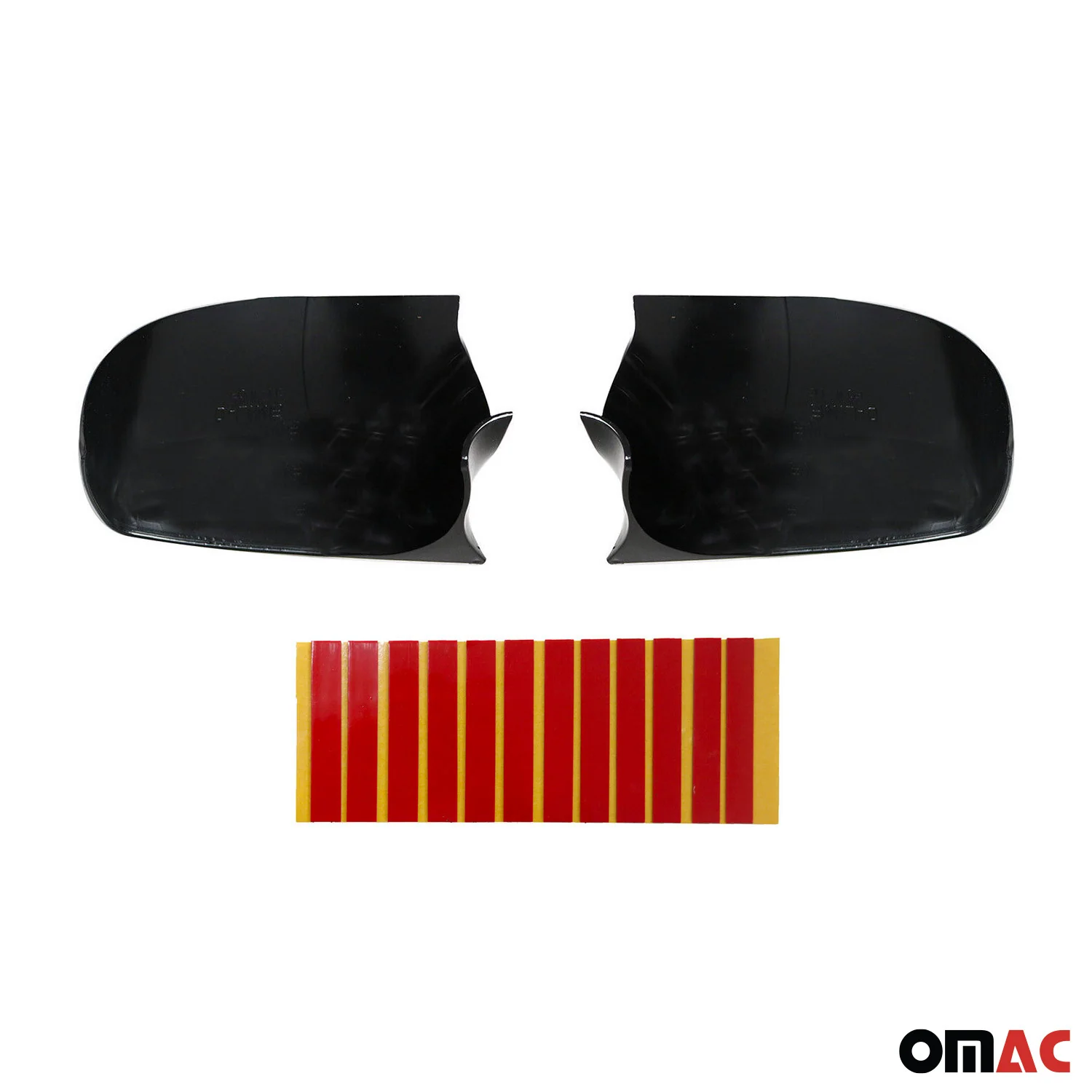 Spiegelkappen für Ford Focus C-MAX Focus mk2 Mondeo mk3 ABS Schwarz Glanz - Image 3