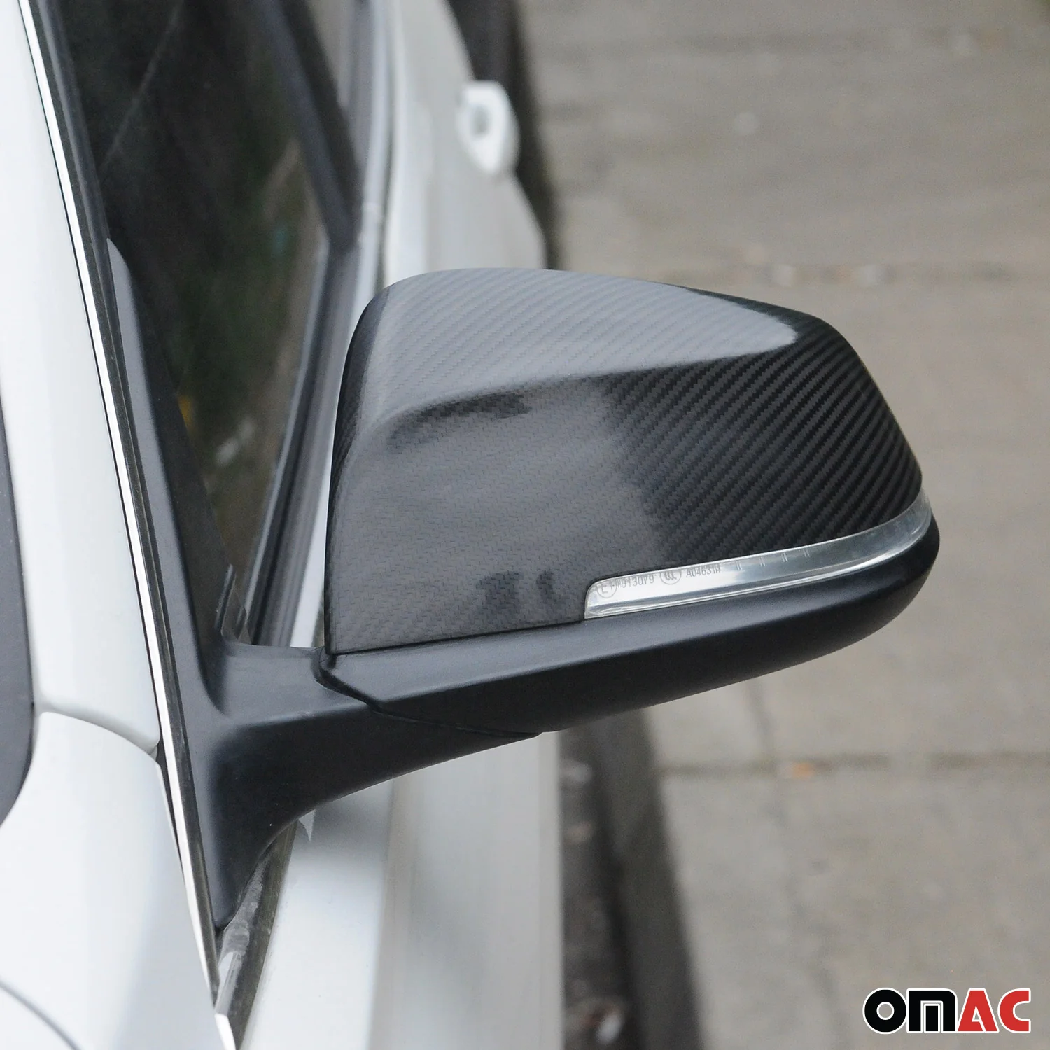 Spiegelkappen Leiste für BMW i3 I01 2014-2022 Echt Carbon Schwarz 2 tlg - Image 3