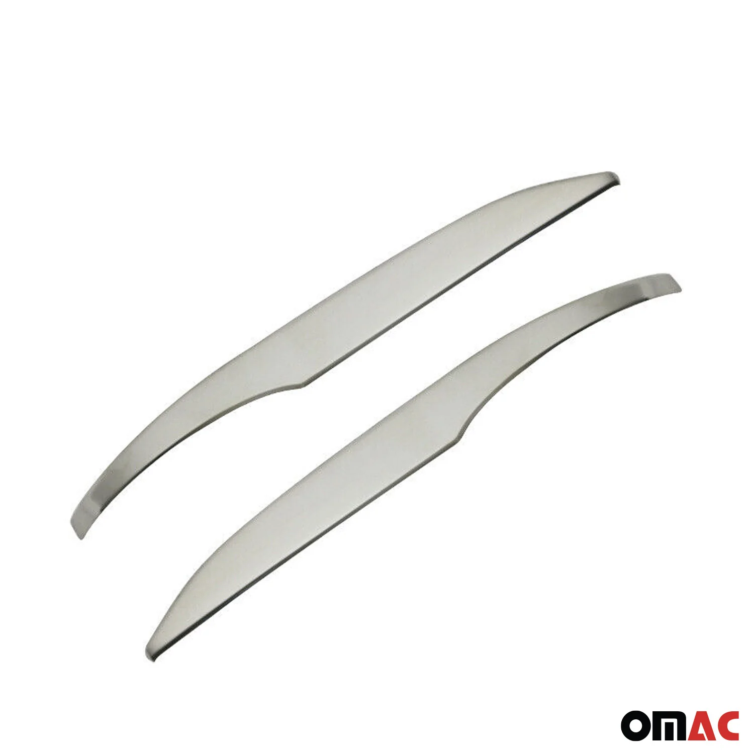 Spiegelkappen Leiste für Toyota Hilux mk8 2015-2026 Edelstahl Chrom Silber 2tlg - Image 3