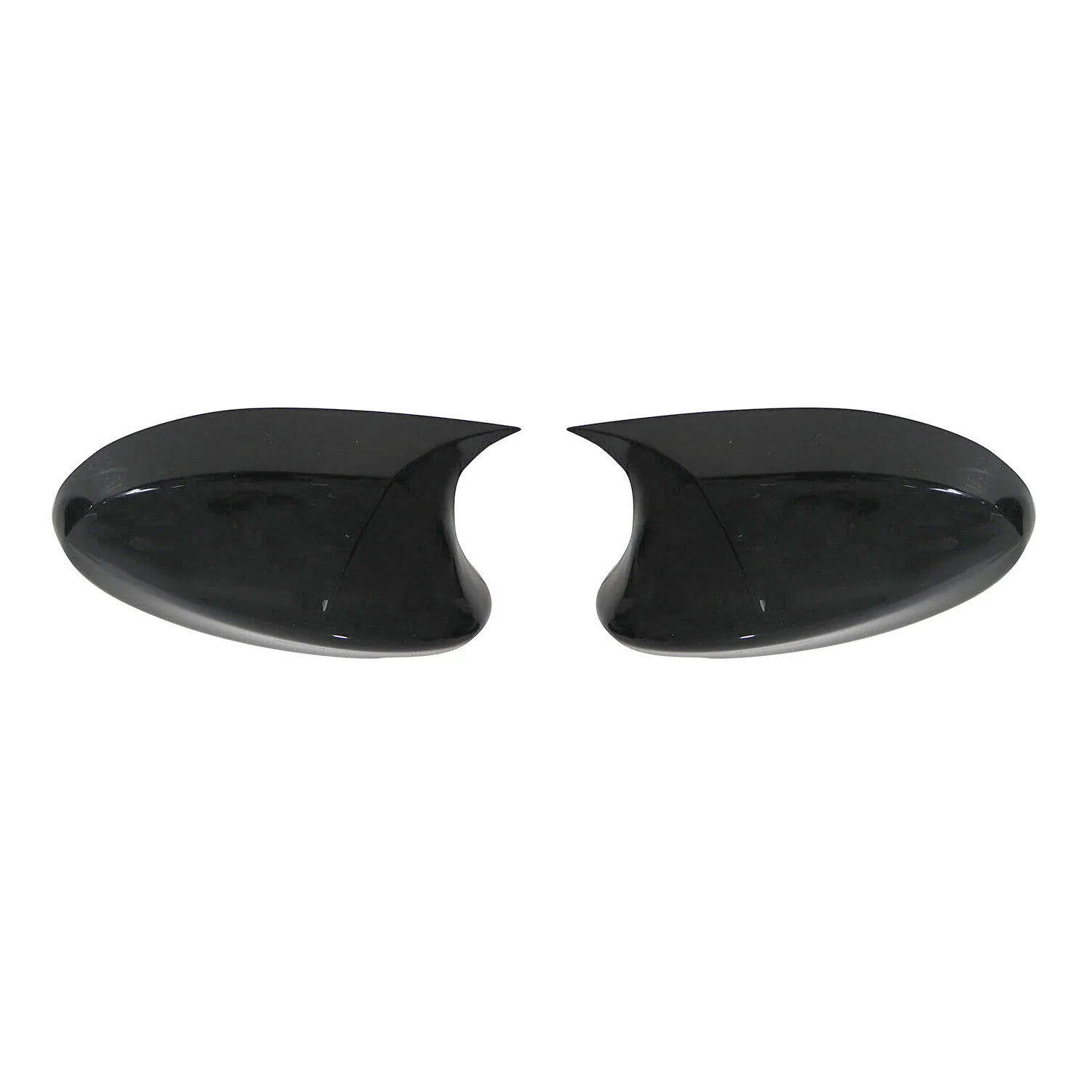Spiegelkappen Spiegelabdeckung für BMW 3er E90 2005-2008 ABS Schwarz Glanz 2tlg - Image 5