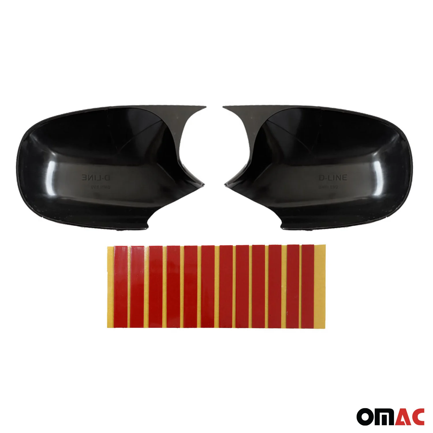 Spiegelkappen Spiegelabdeckung für BMW 3er E90 2008-2011 ABS Schwarz Glanz 2tlg - Image 3