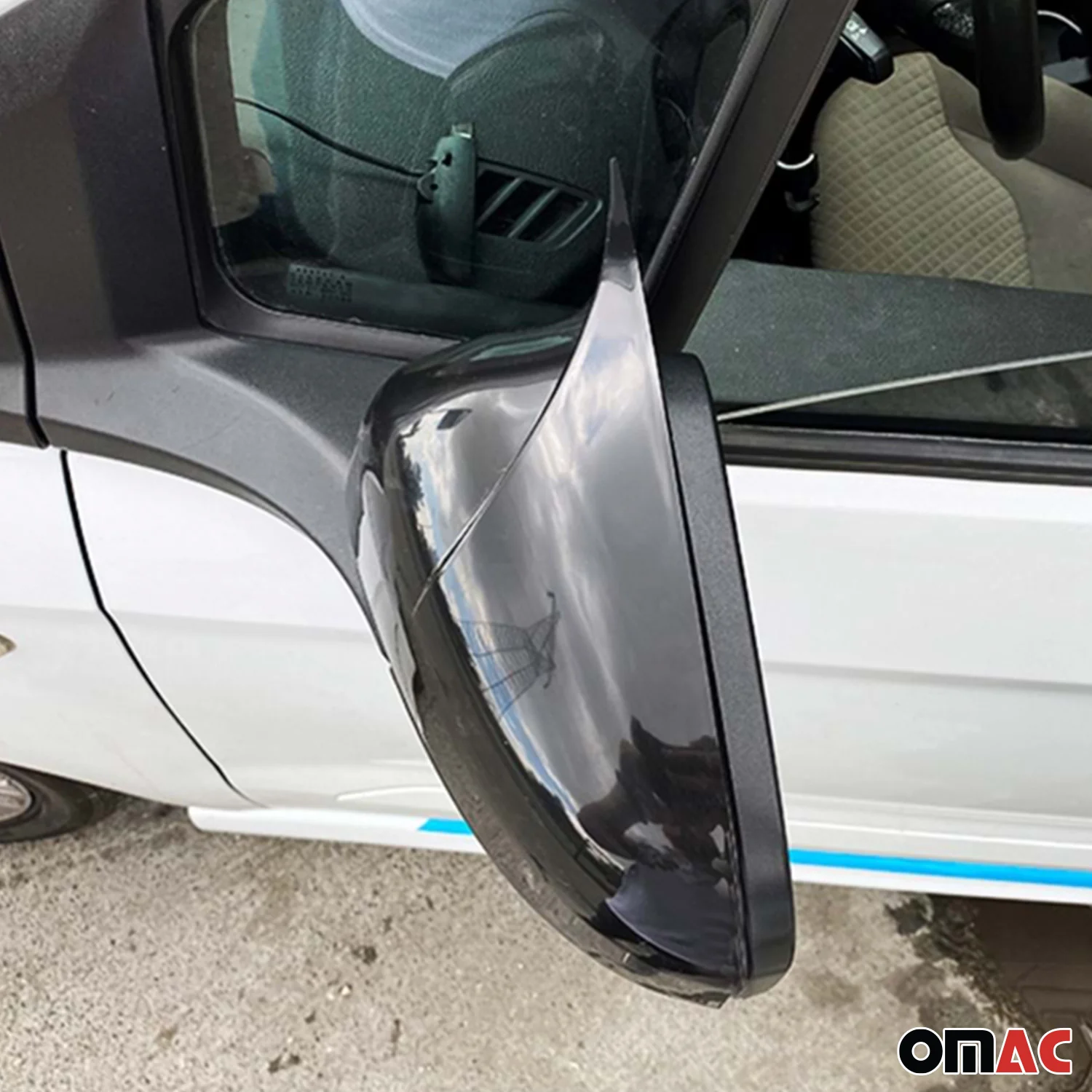 Spiegelkappen Spiegelabdeckung für Ford Tourneo Courier 2014-2018 ABS Glanz - Image 5