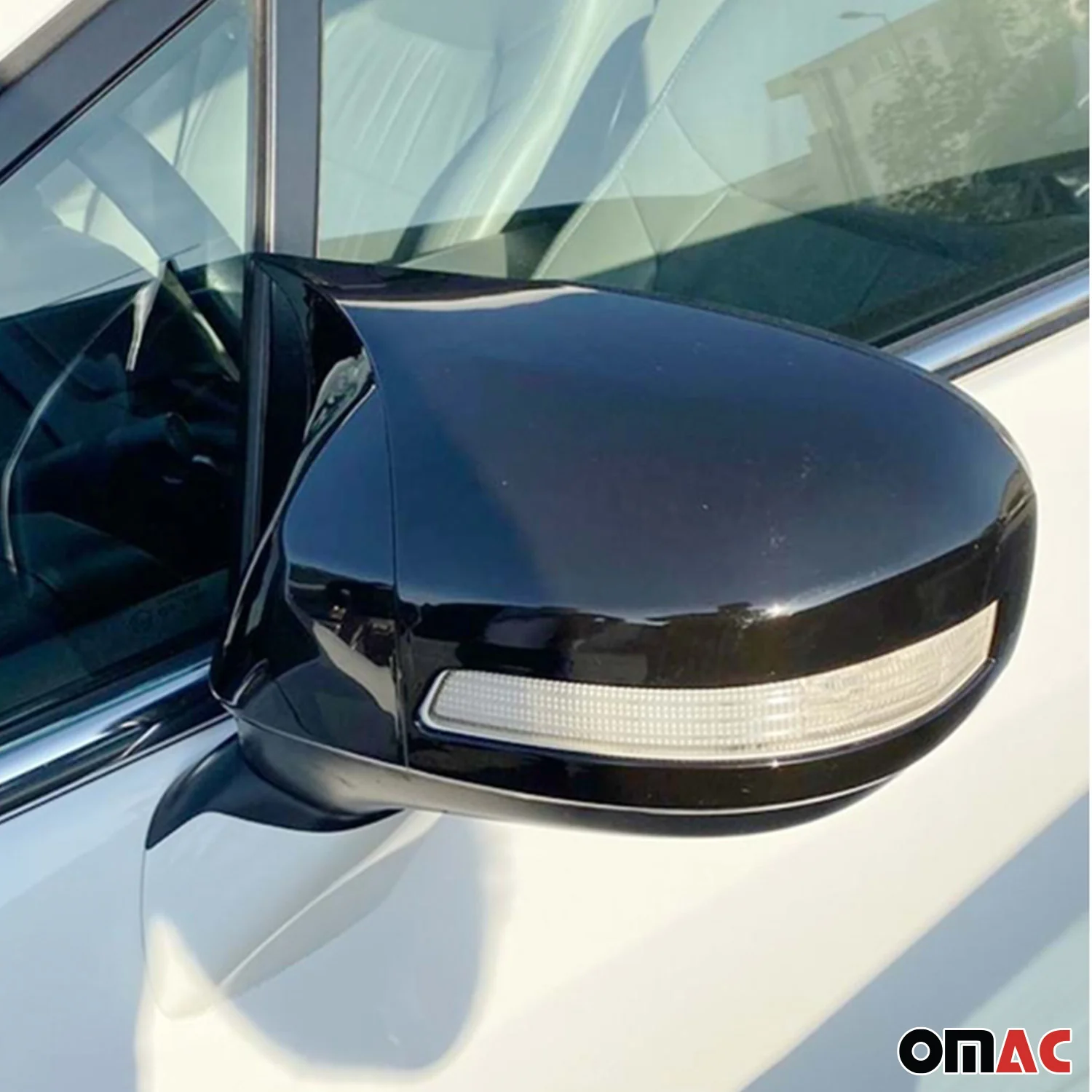 Spiegelkappen Spiegelabdeckung für Honda Civic IX 2012-2016 ABS Schwarz Glanz - Image 3