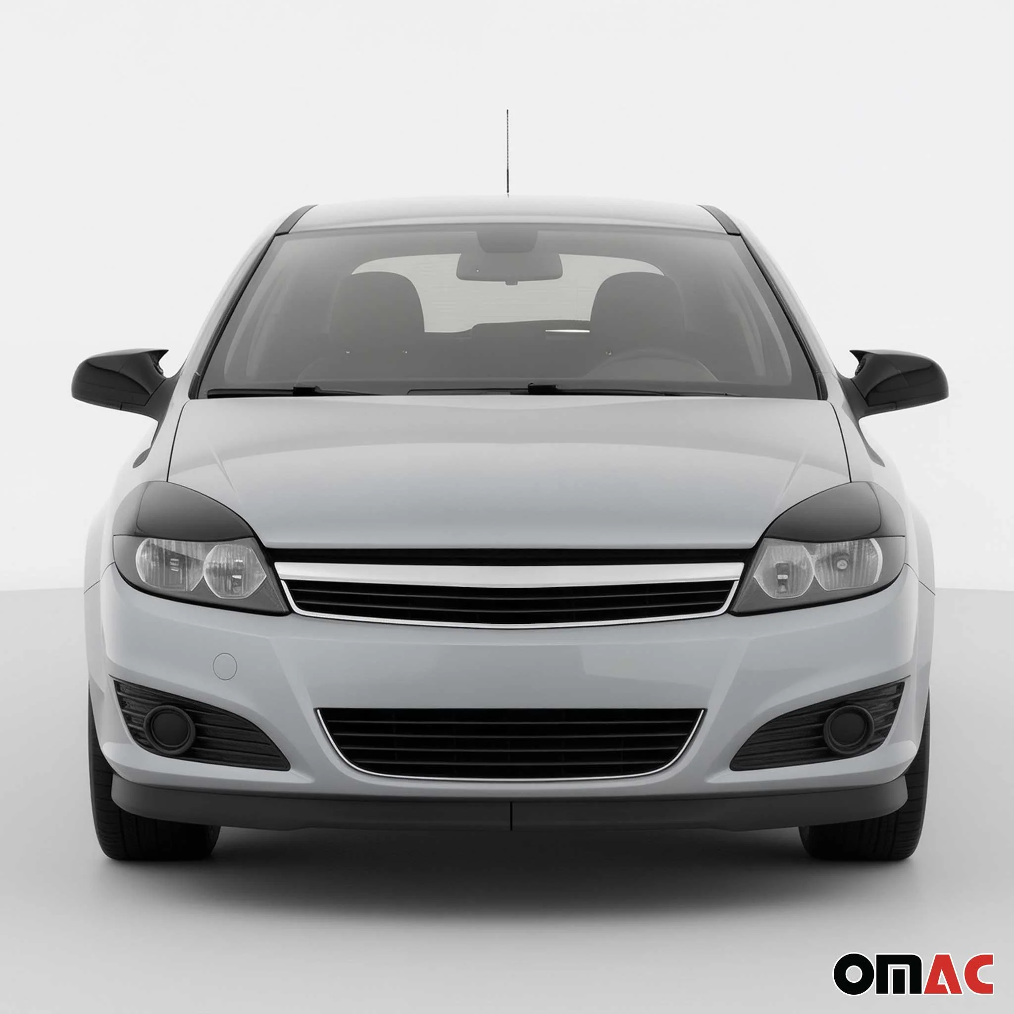 Spiegelkappen Spiegelabdeckung für Opel Astra 2004-2009 ABS Schwarz Glanz 2tlg - Image 3