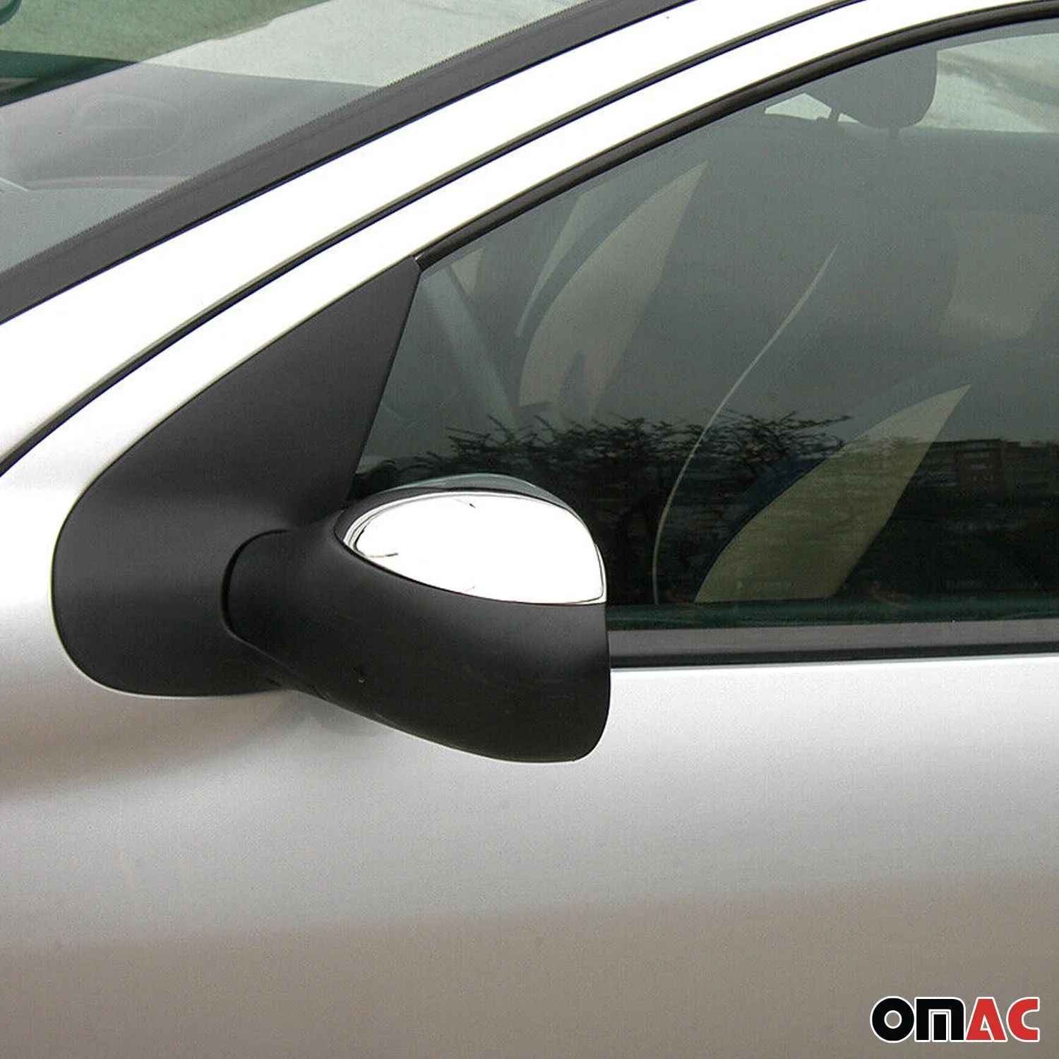 Spiegelkappen Spiegelabdeckung für Peugeot 206 206+ Edelstahl Chrom 2tlg - Image 2