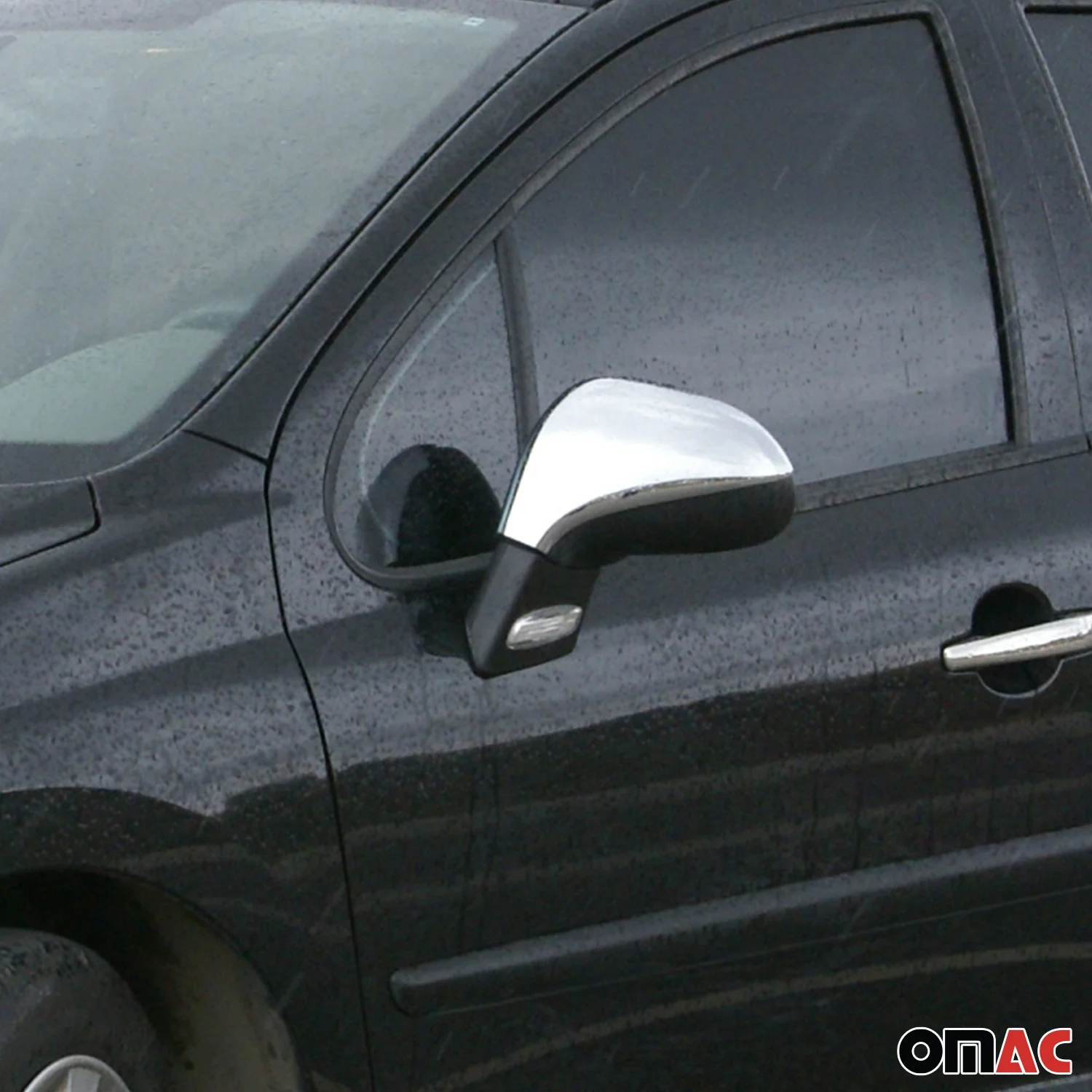 Spiegelkappen Spiegelabdeckung für Peugeot 308 2008-2014 Edelstahl Chrom 2tlg - Image 3