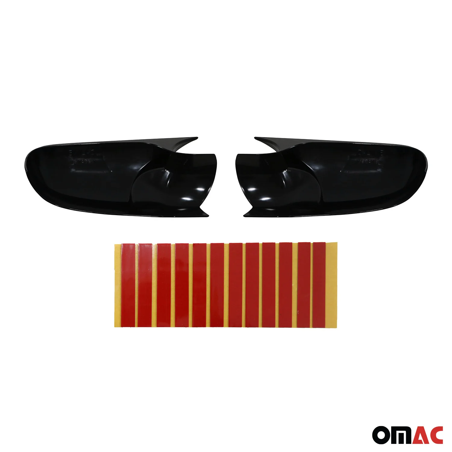 Spiegelkappen Spiegelabdeckung für Renault Megane 2004-2010 ABS Schwarz Glanz - Image 3